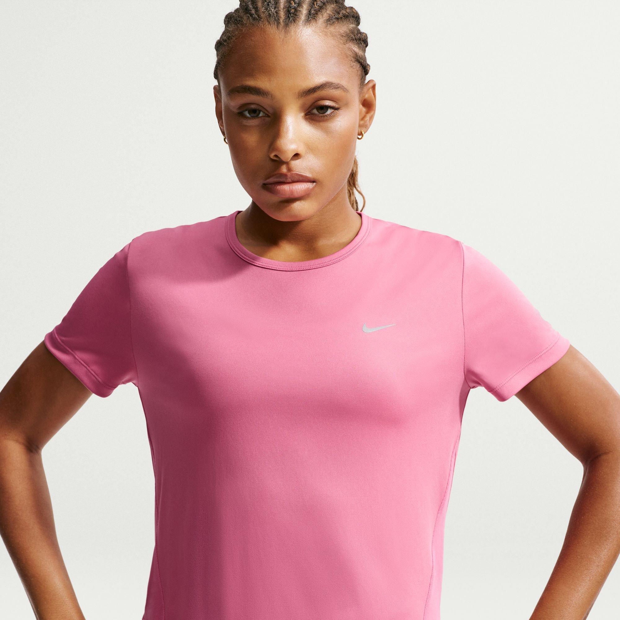 Nike Women's Tempo Dri-Fit Short-Sleeve Running Top - Peony - 8 (XS)