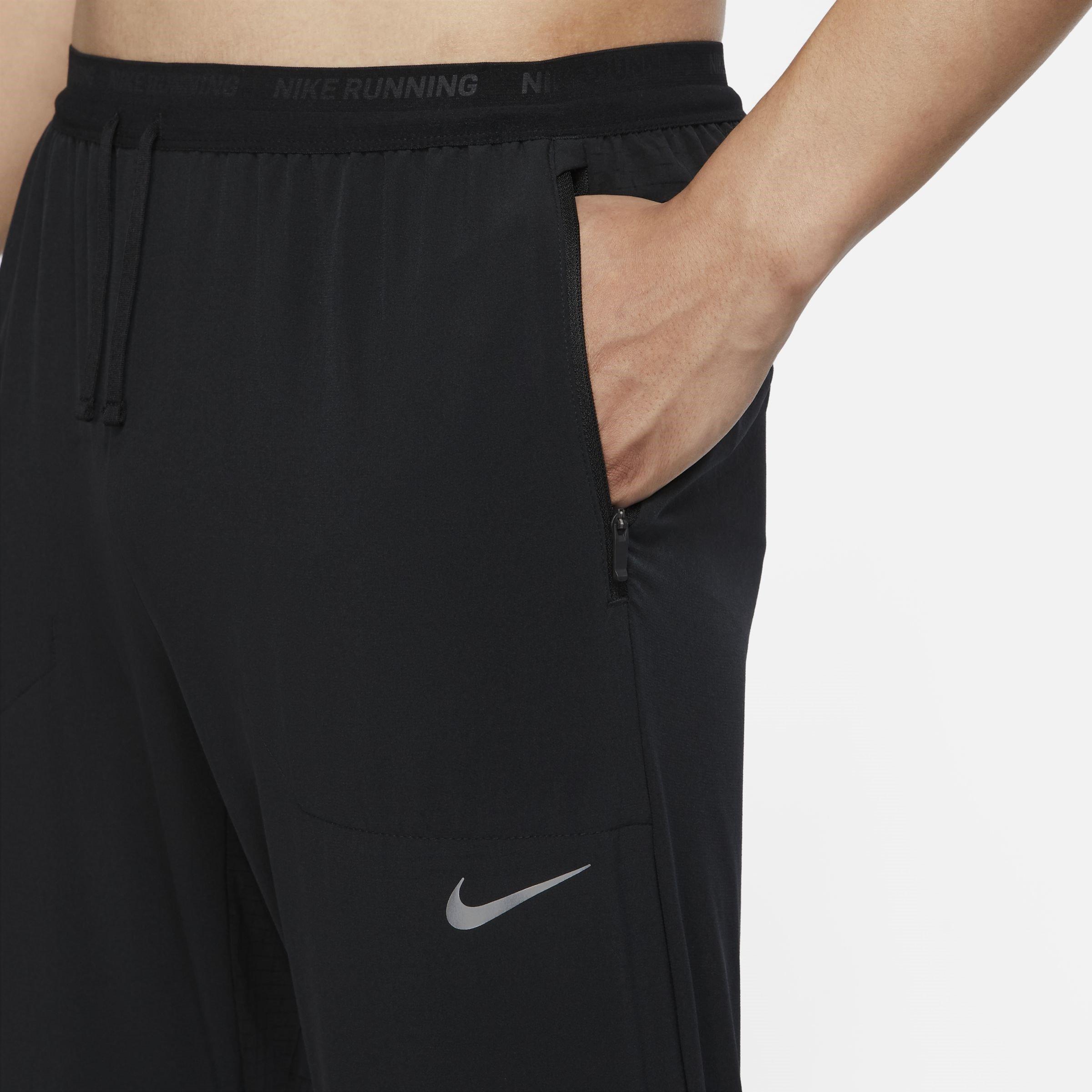 Blk/Ref.Silver - Nike - Dri-FIT Phenom Elite Mens Woven Running Pants - 4
