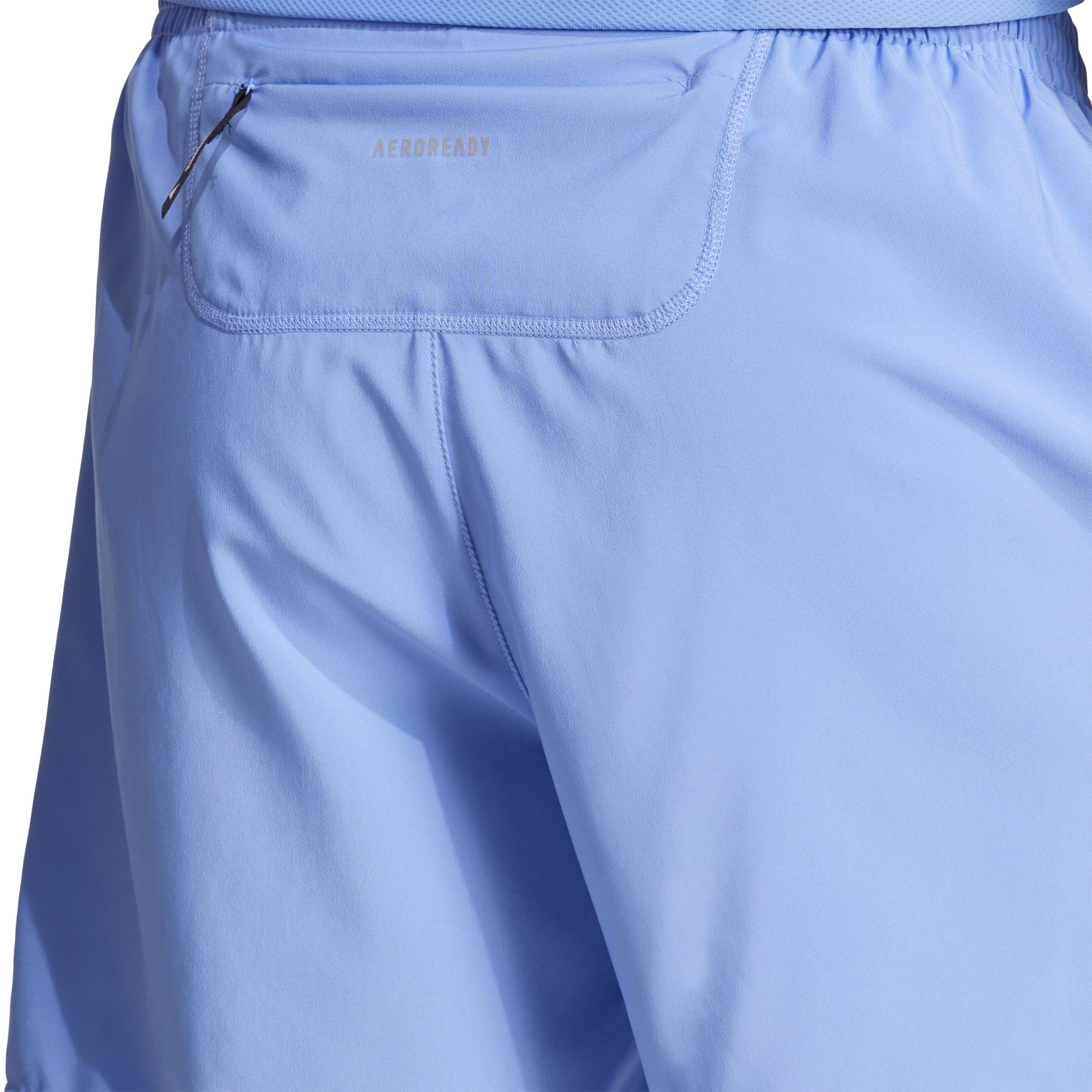 Blue Fusion - adidas - Own The Run Shorts Running Mens - 4