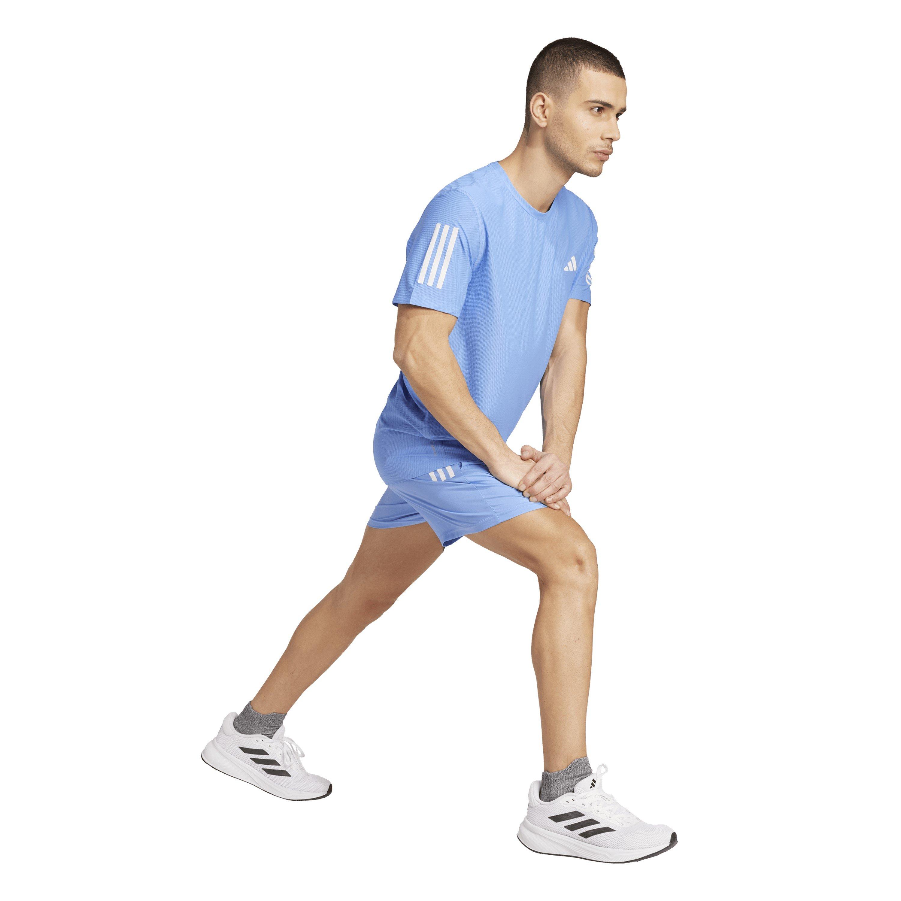 Blue Fusion - adidas - Own The Run Shorts Running Mens - 6