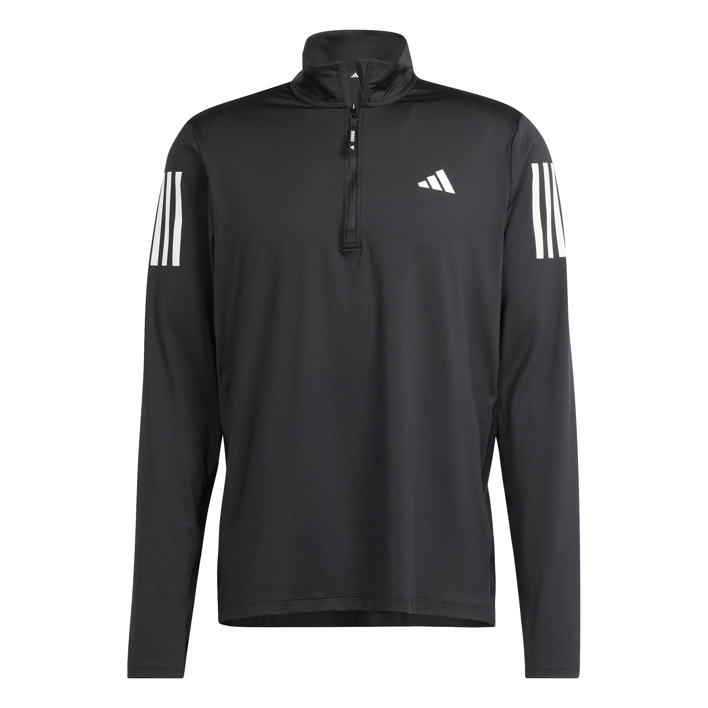 Adidas Men's Own The Run Half-Zip Running Top - Black - S
