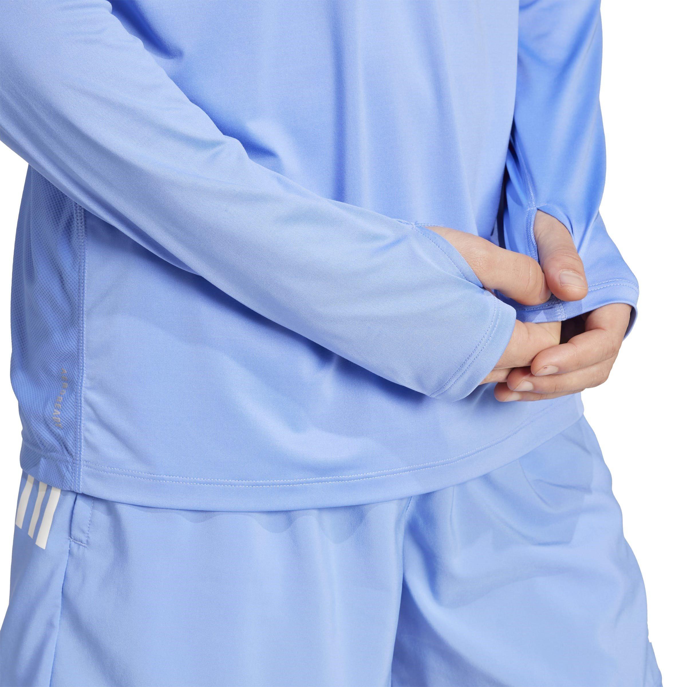 Fusion Bleue - adidas - Own The Run Half-Zip Running Top Mens - 6