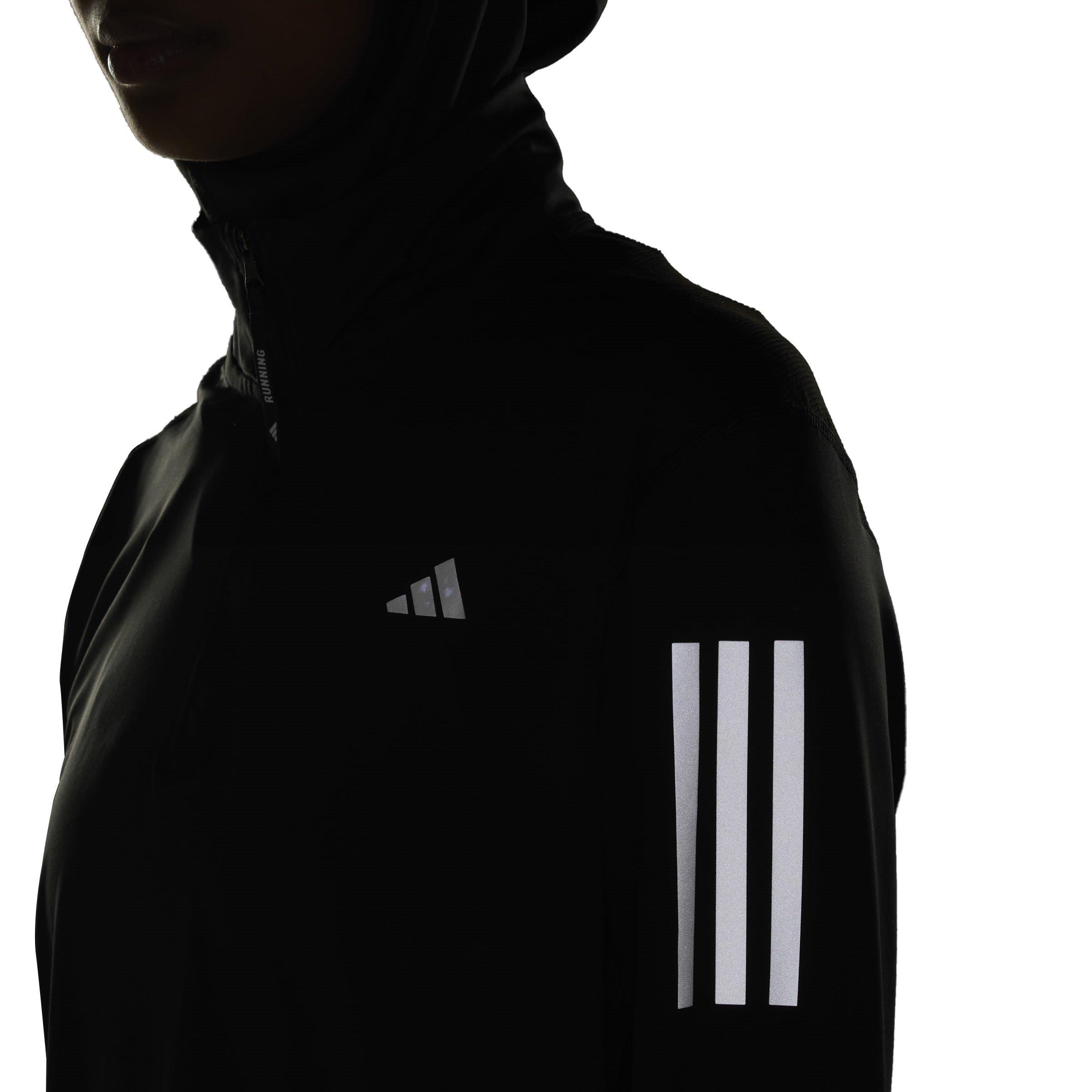 Black - adidas - The Run Half-Zip Running Top Womens - 7