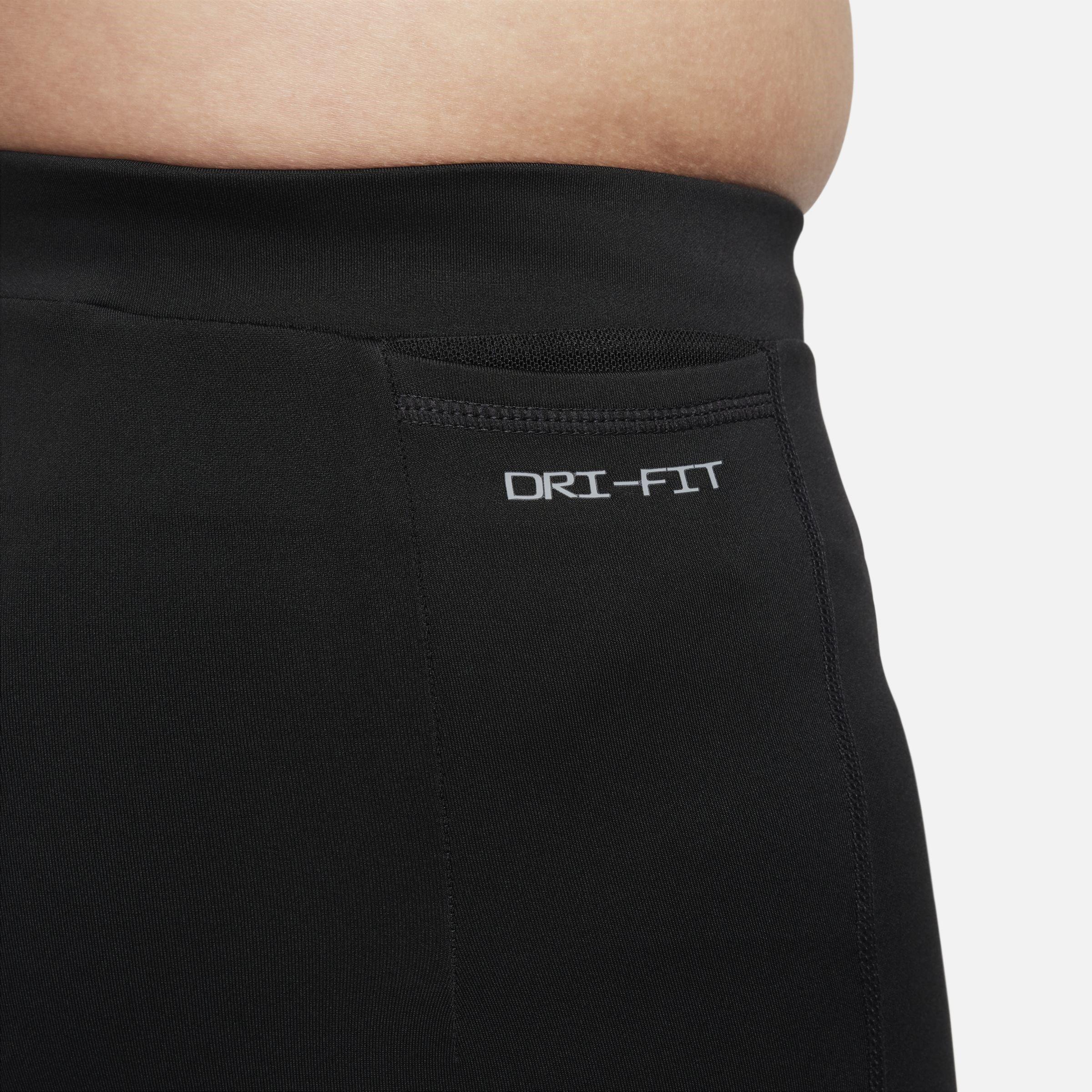 Blk/Ref.Silver - Nike - Fast Mens Dri-FIT Brief-Lined Running 1/2-Length Tights - 7