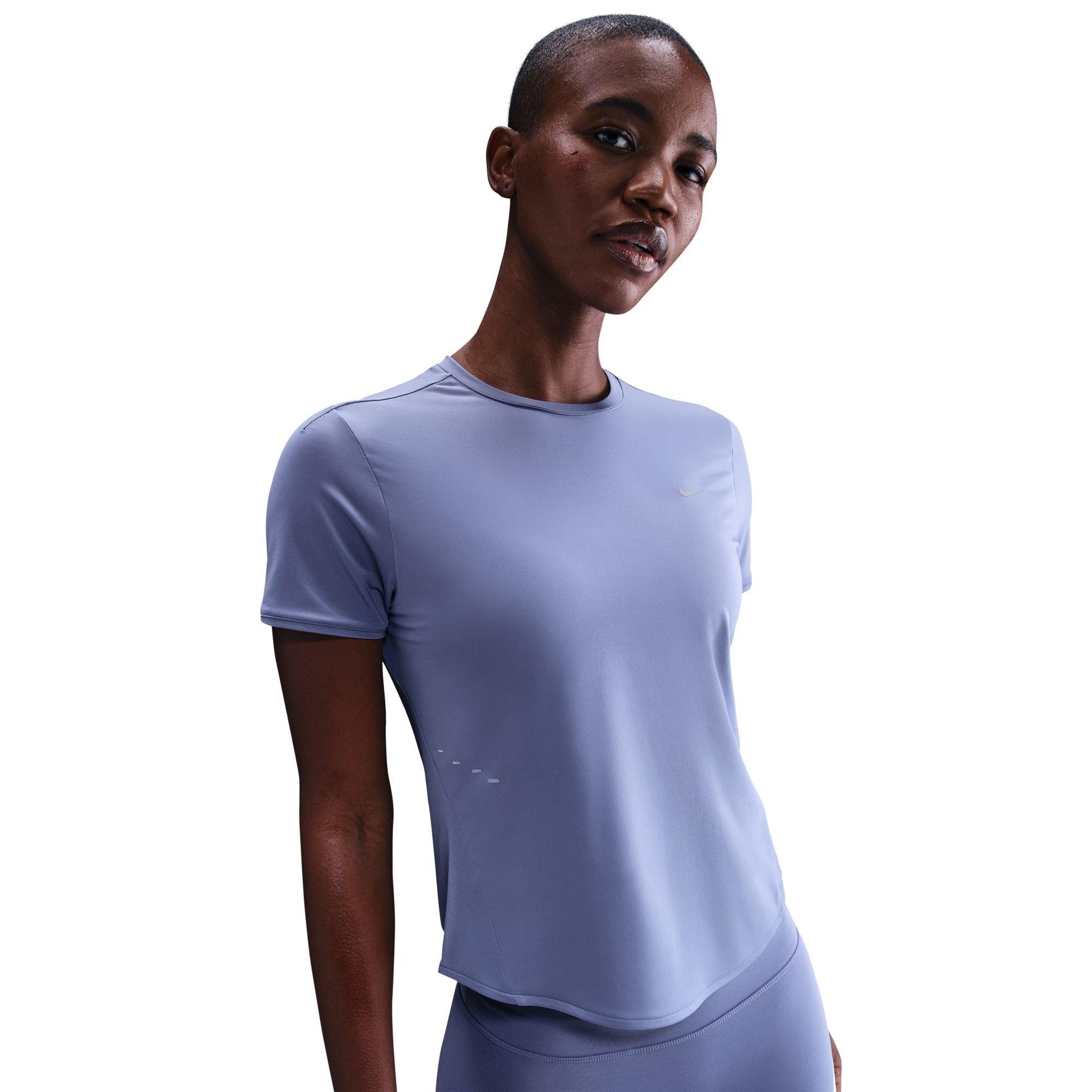 Nike Women's Swift Dri-Fit Short-Sleeve Running Top - World Indigo - 16 (XL)