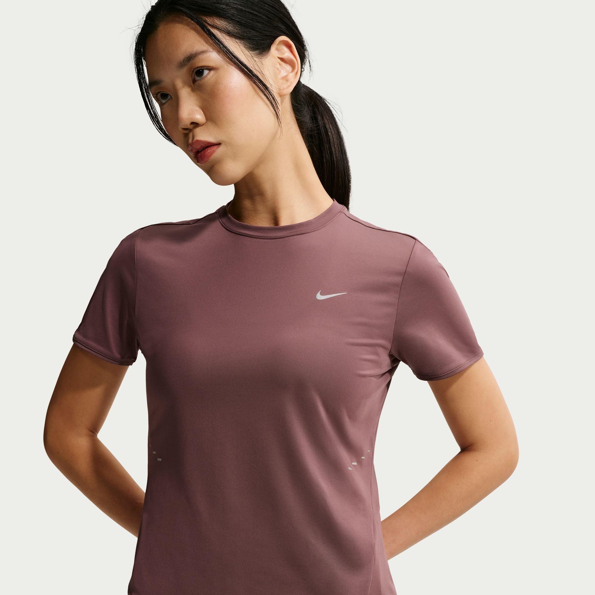Nike Women's Swift Dri-Fit Short-Sleeve Running Top - Tattoo - 8 (XS)
