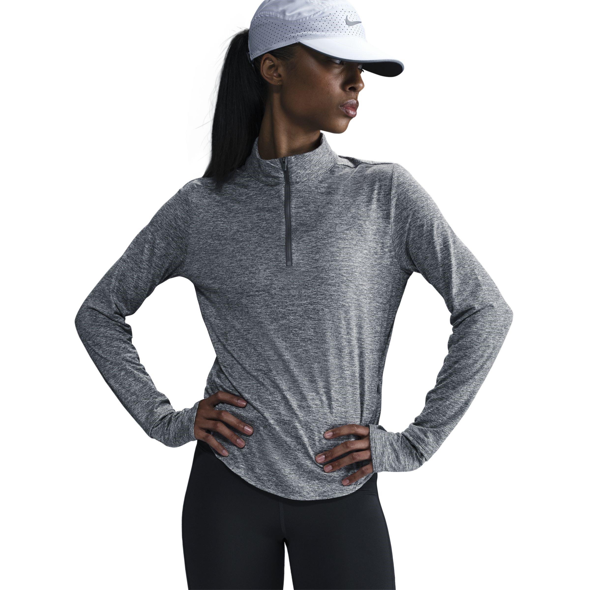 nike women's quarter zip running top