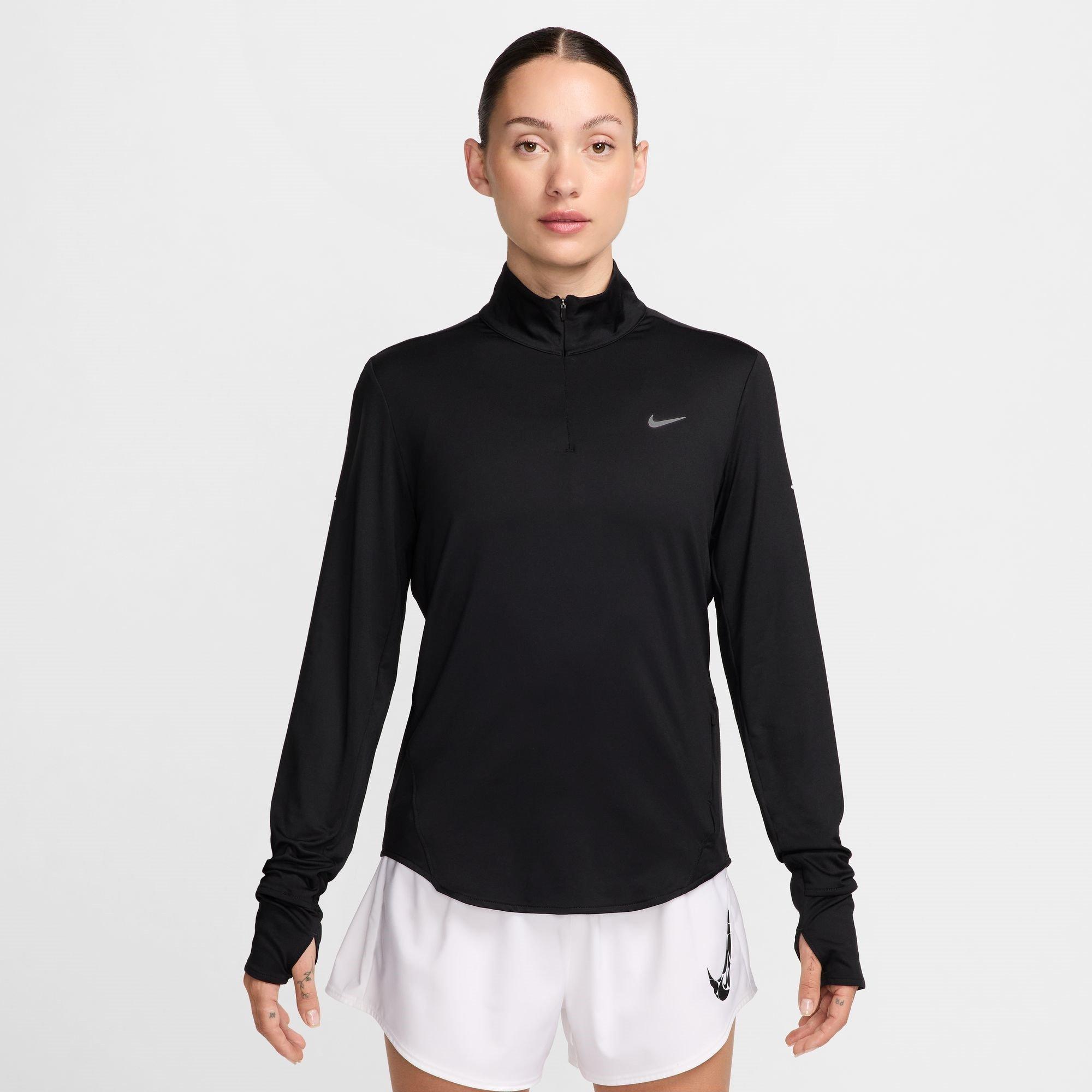 Black - Nike - Swift Women's 1/4-Zip Running Top - 1