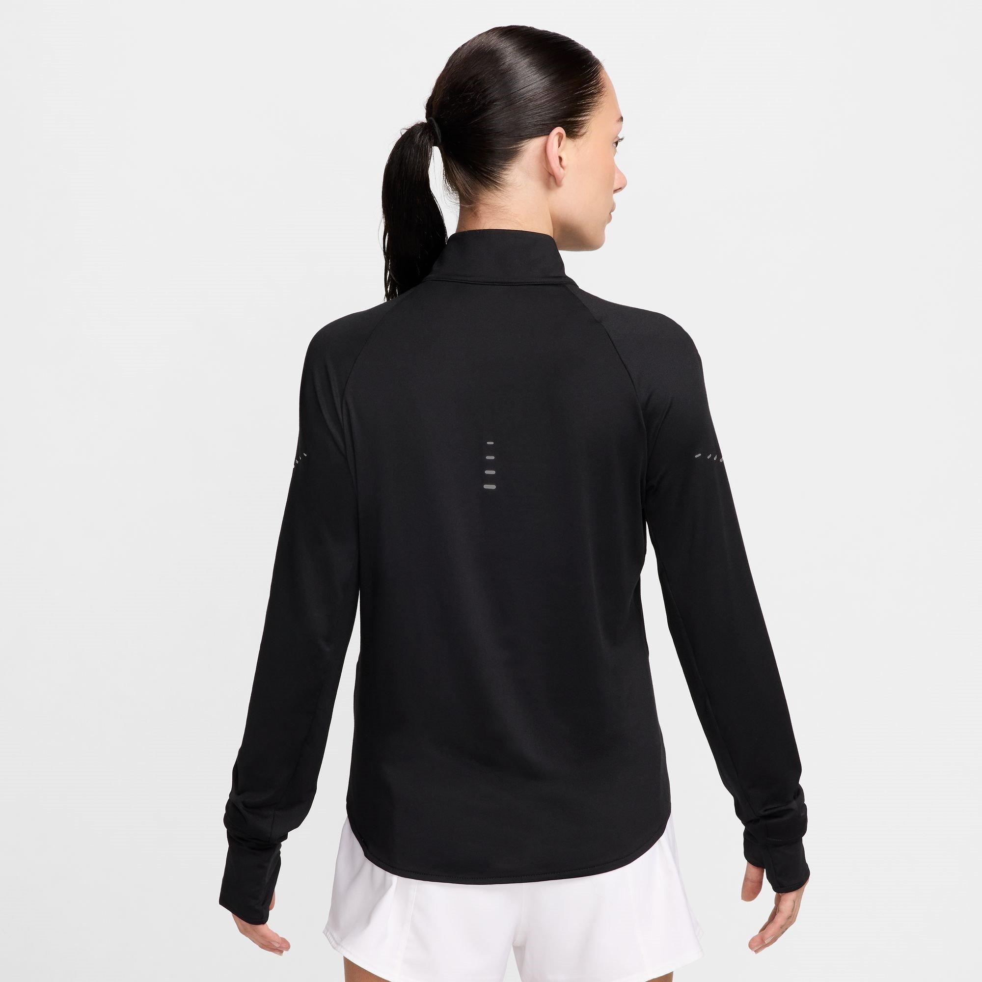 Schwarz - Nike - Swift Women's 1/4-Zip Running Top - 2