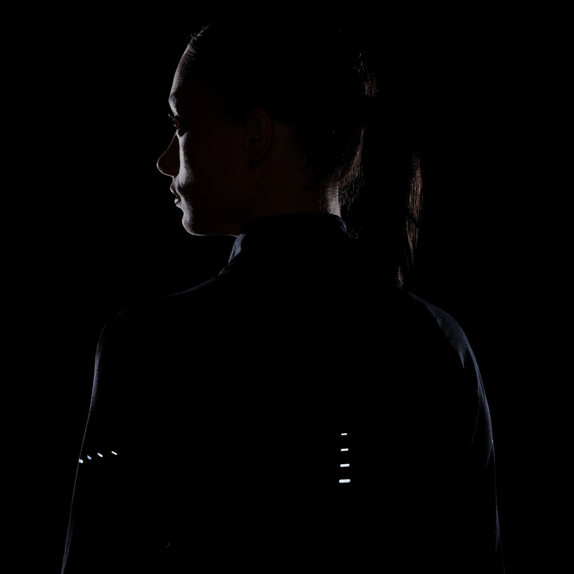 Schwarz - Nike - Swift Women's 1/4-Zip Running Top - 8