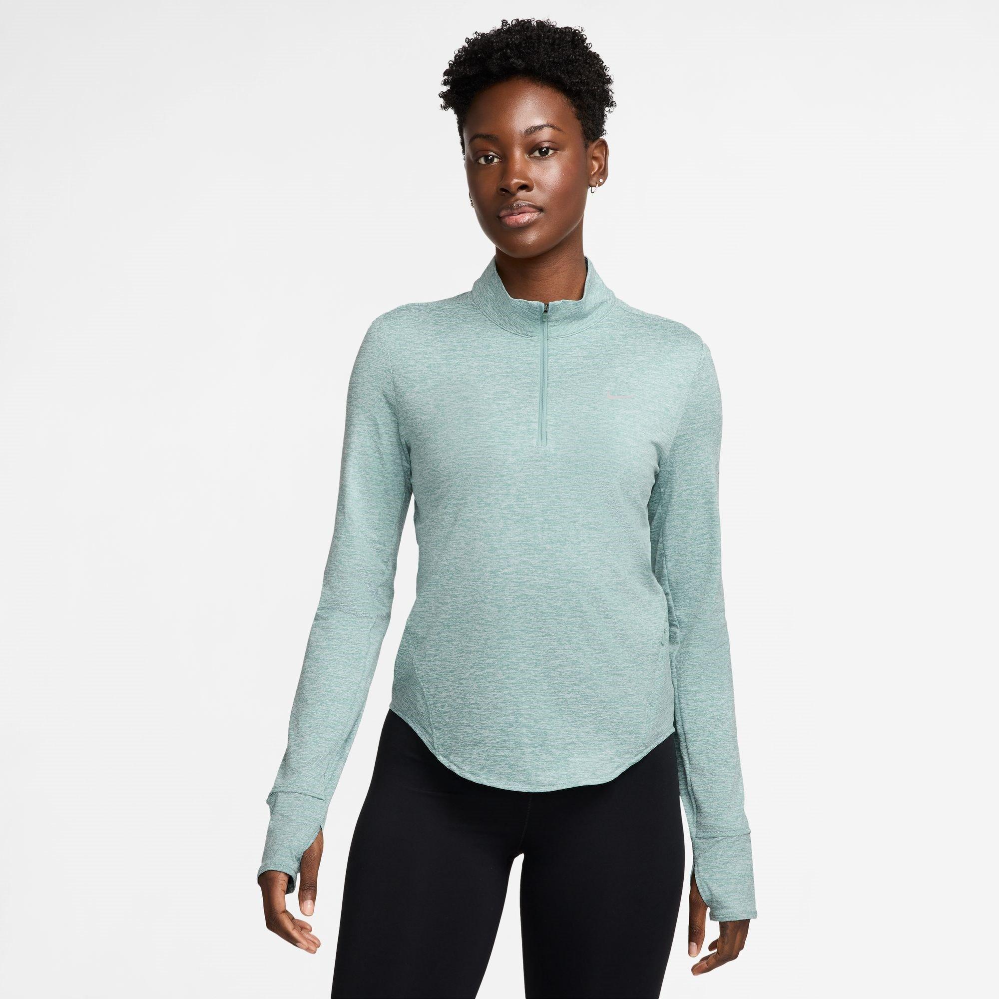 Nike Women's Swift 1/4-Zip Running Top - Cannon Heather - 8 (XS)