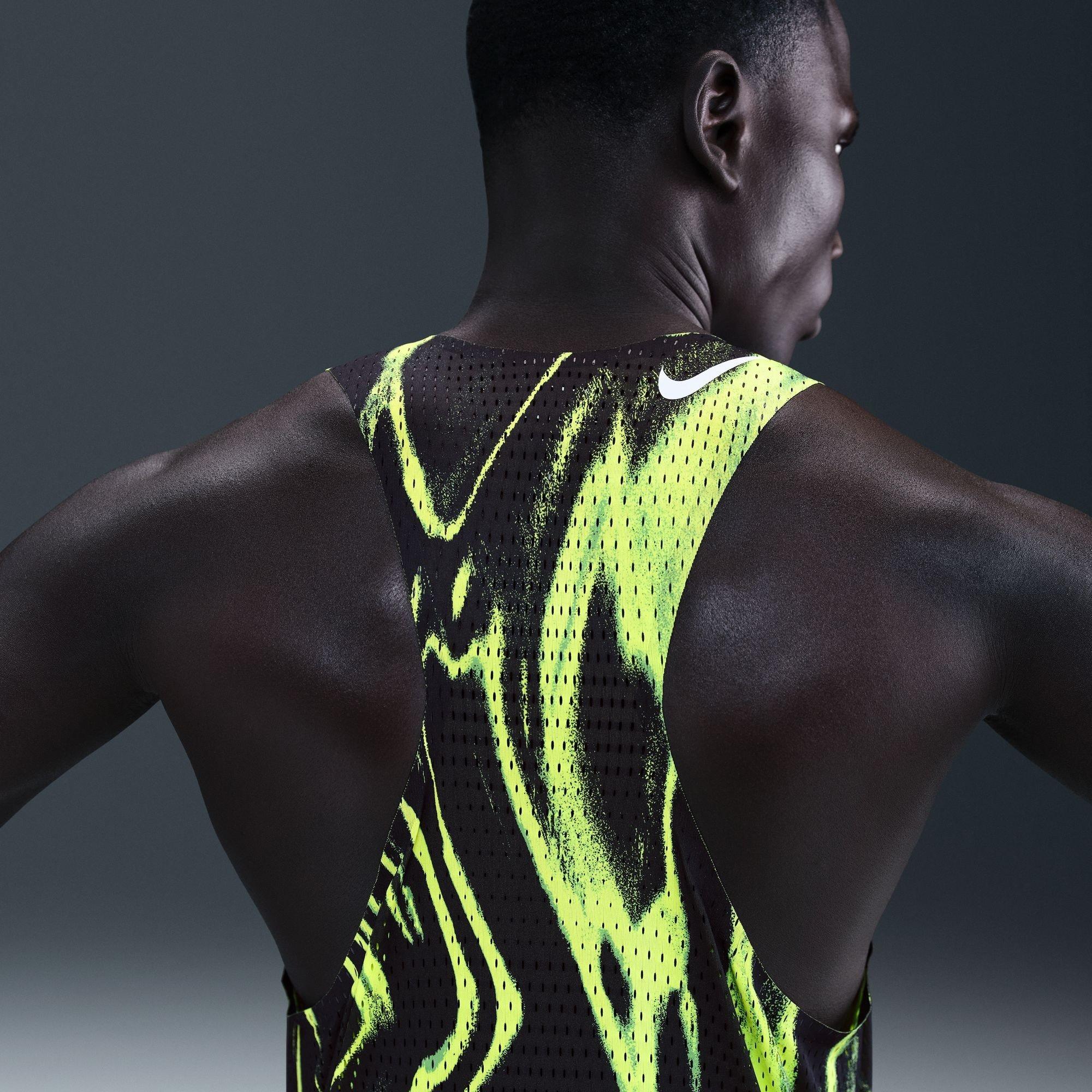 Volt/White - Nike - AeroSwift Dri-FIT Elite Tank Top - 11