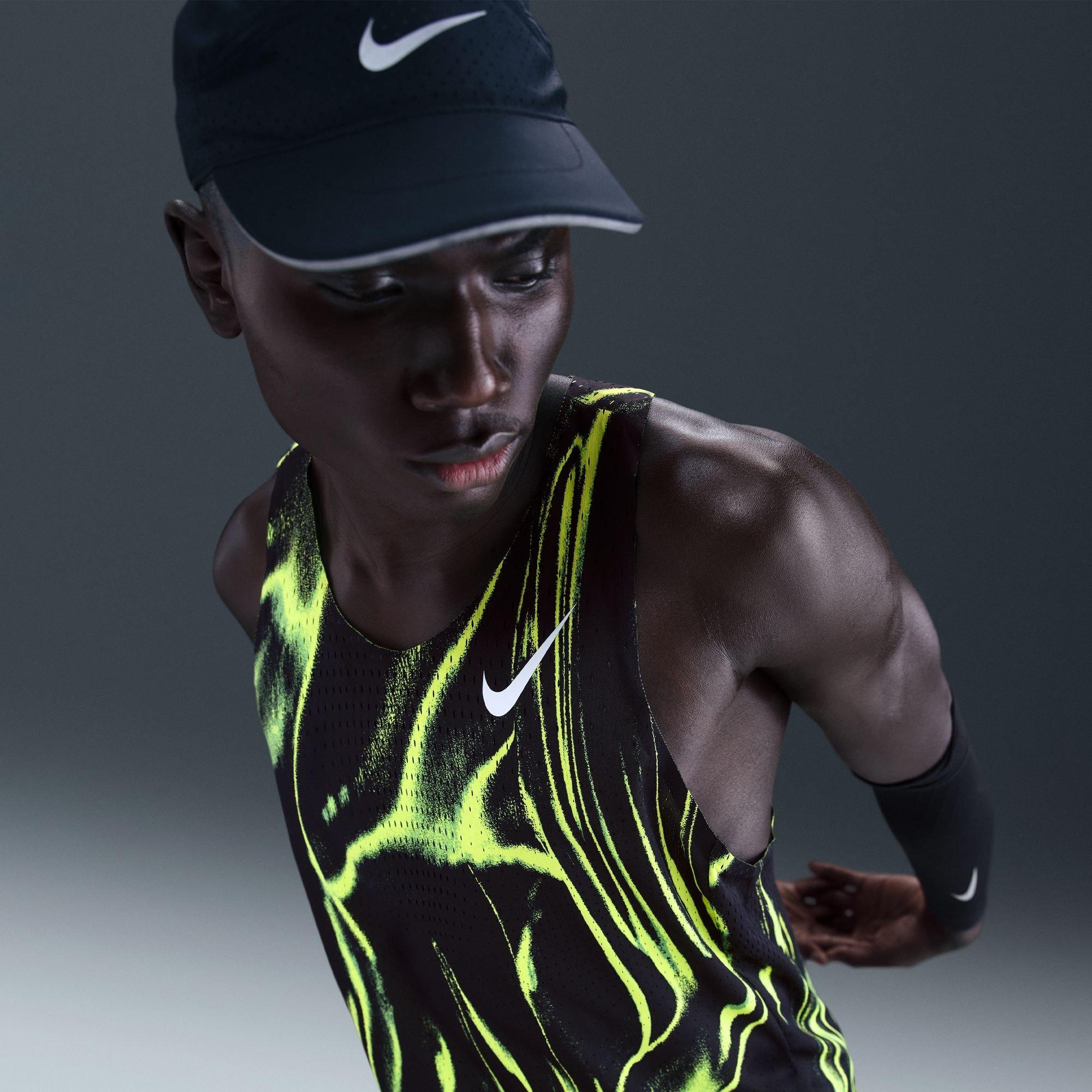Volt/White - Nike - AeroSwift Dri-FIT Elite Tank Top - 12