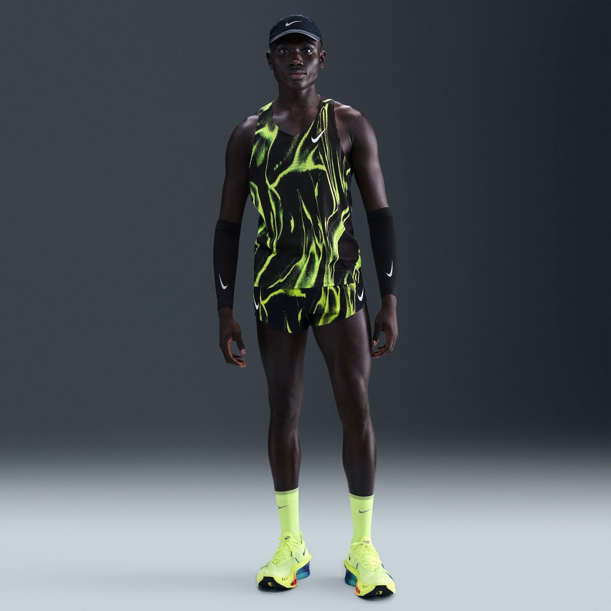 Volt/White - Nike - AeroSwift Dri-FIT Elite Tank Top - 7