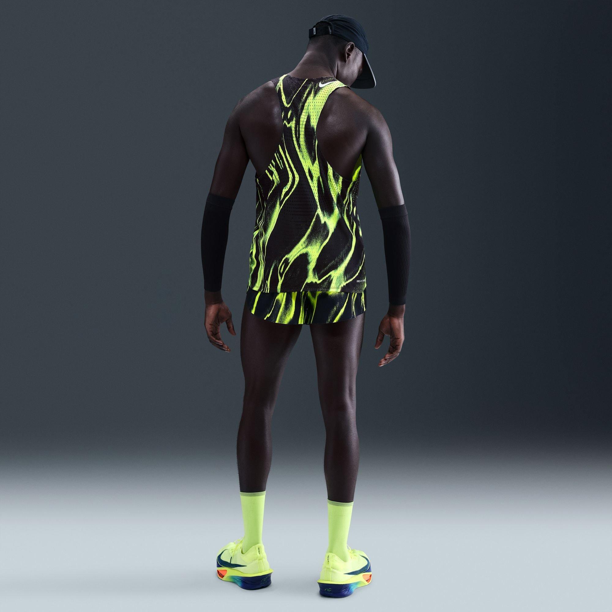 Volt/White - Nike - AeroSwift Dri-FIT Elite Tank Top - 8