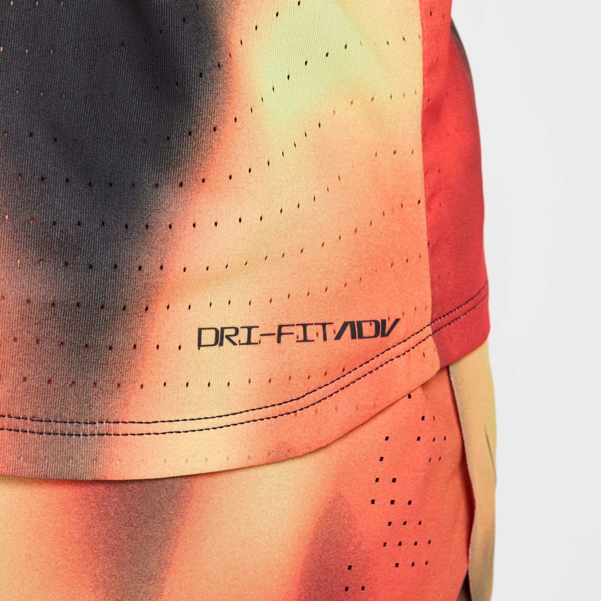 Lemon/Crimson - Nike - AeroSwift Dri-FIT Elite Tank Top - 5