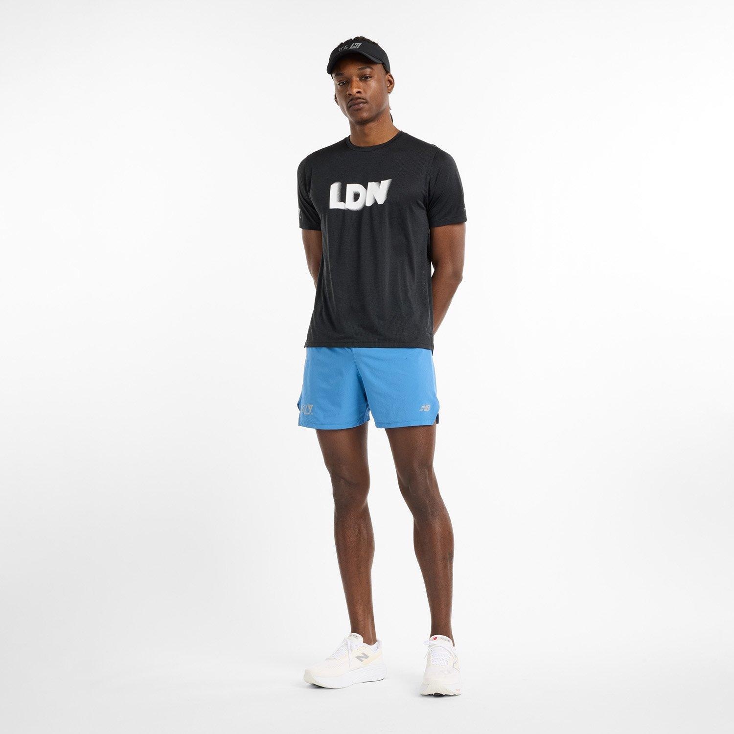 Zwarte Grafische - New Balance - Balance LDN Marathon Running Top Mens - 5