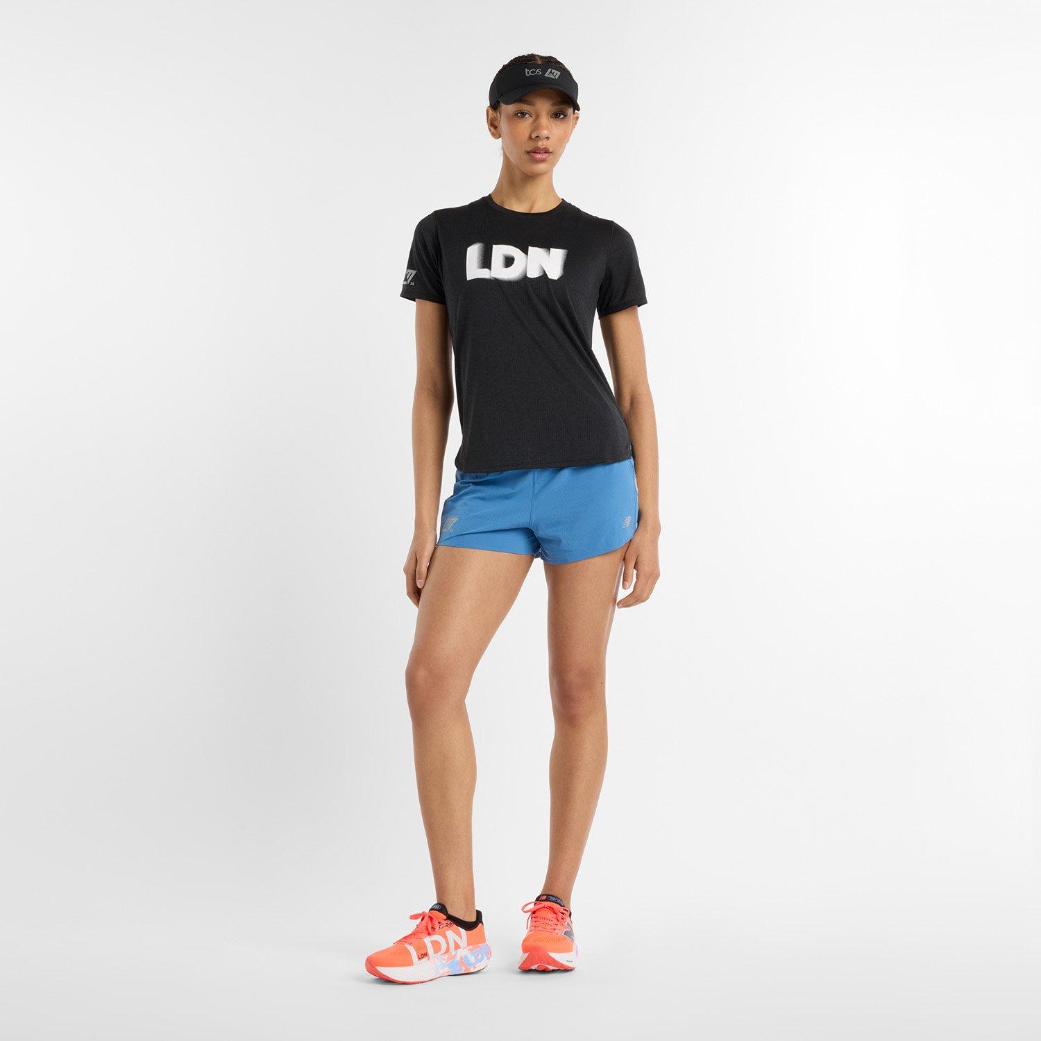 Sort grafisk - New Balance - Balance Athletics Running Top Womens - 4