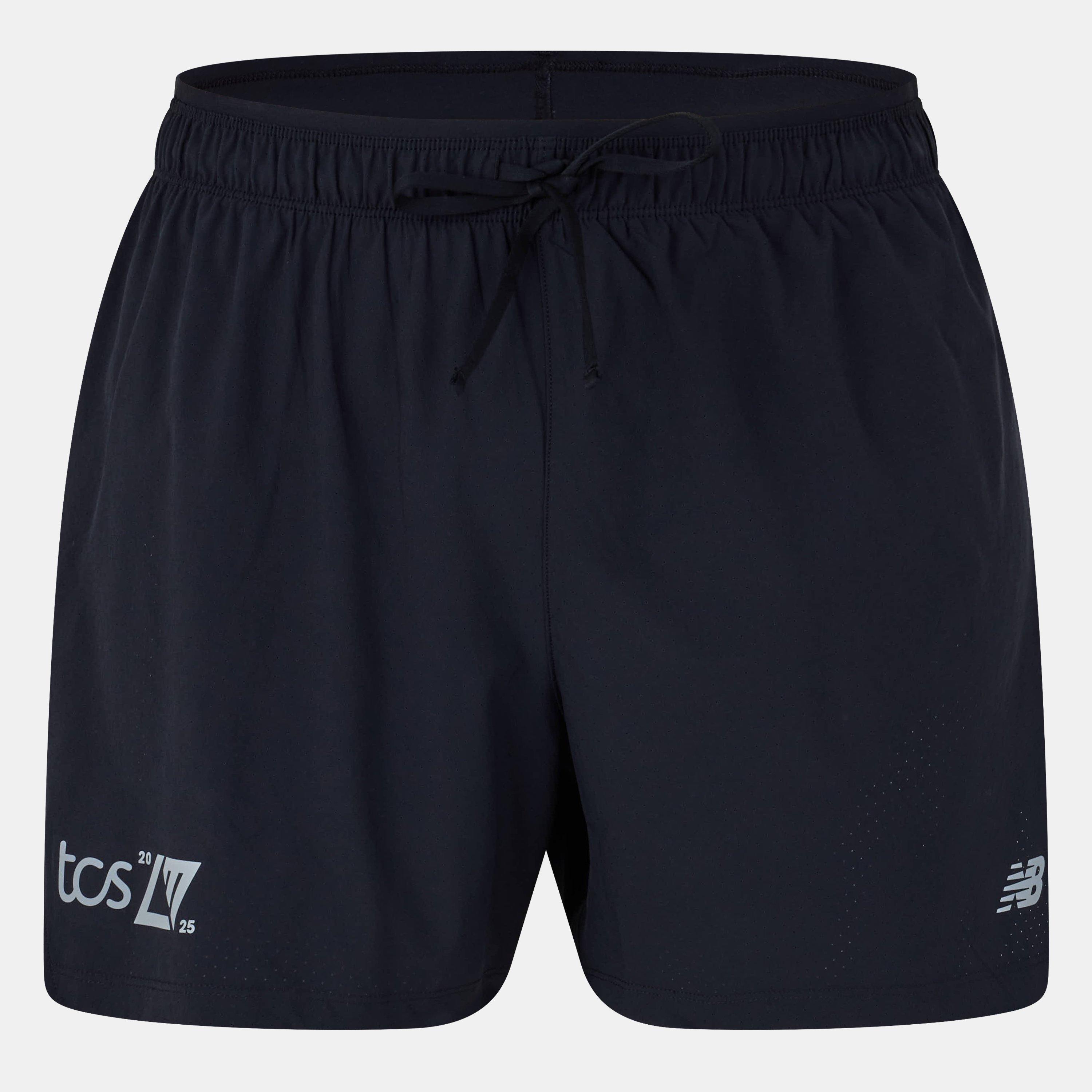 Black Graphic - New Balance - RC 5 Inch Running Short Mens - 1