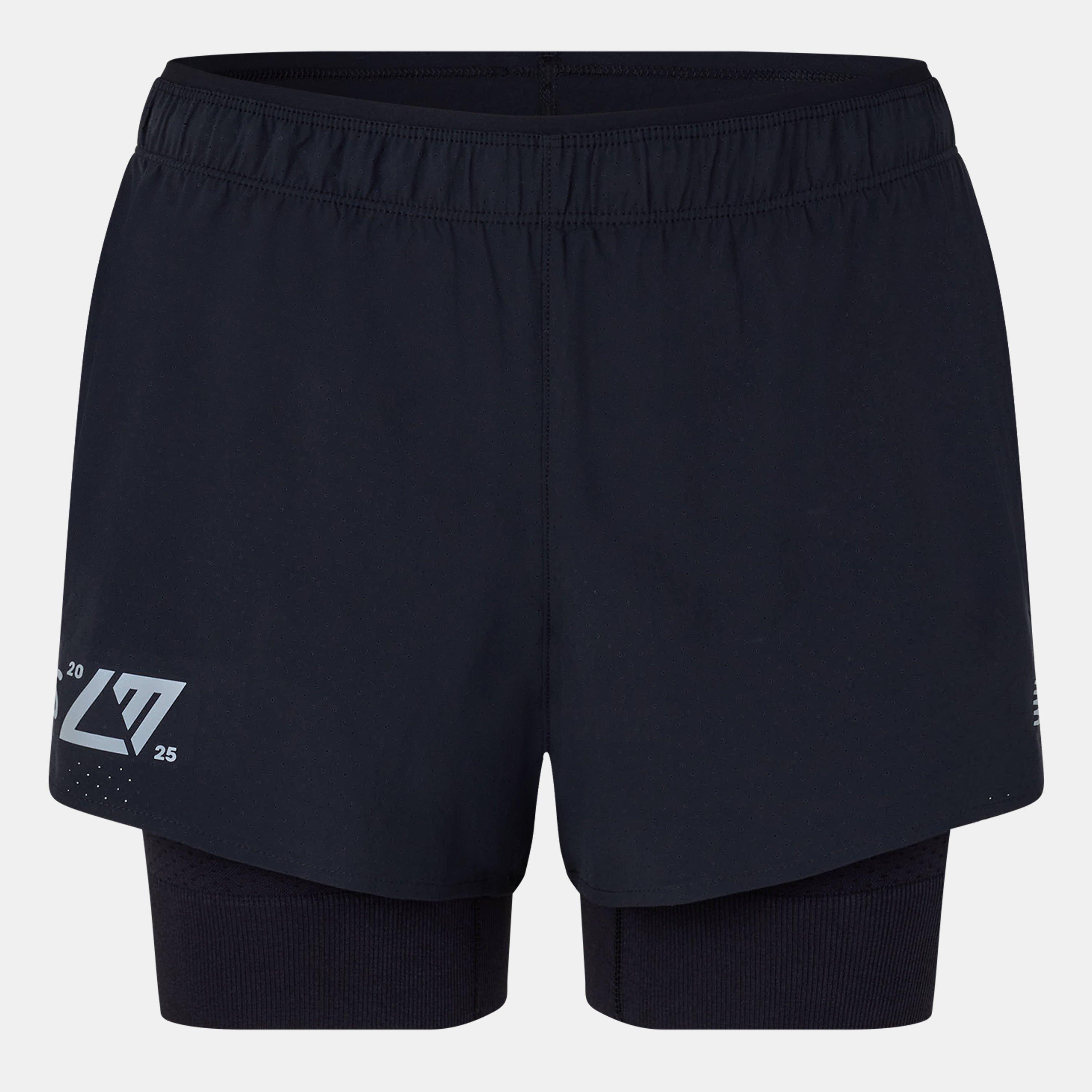 Black Graphic - New Balance - RC 3 Inch Running Short Womens - 1
