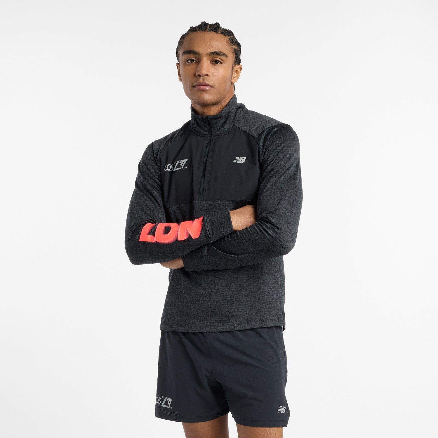 Grafica nera. - New Balance - Heat Grid Long-Sleeve Performance Running Top - 3