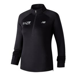 New Balance Balance Heat Grid half Zip Running Top Womens
