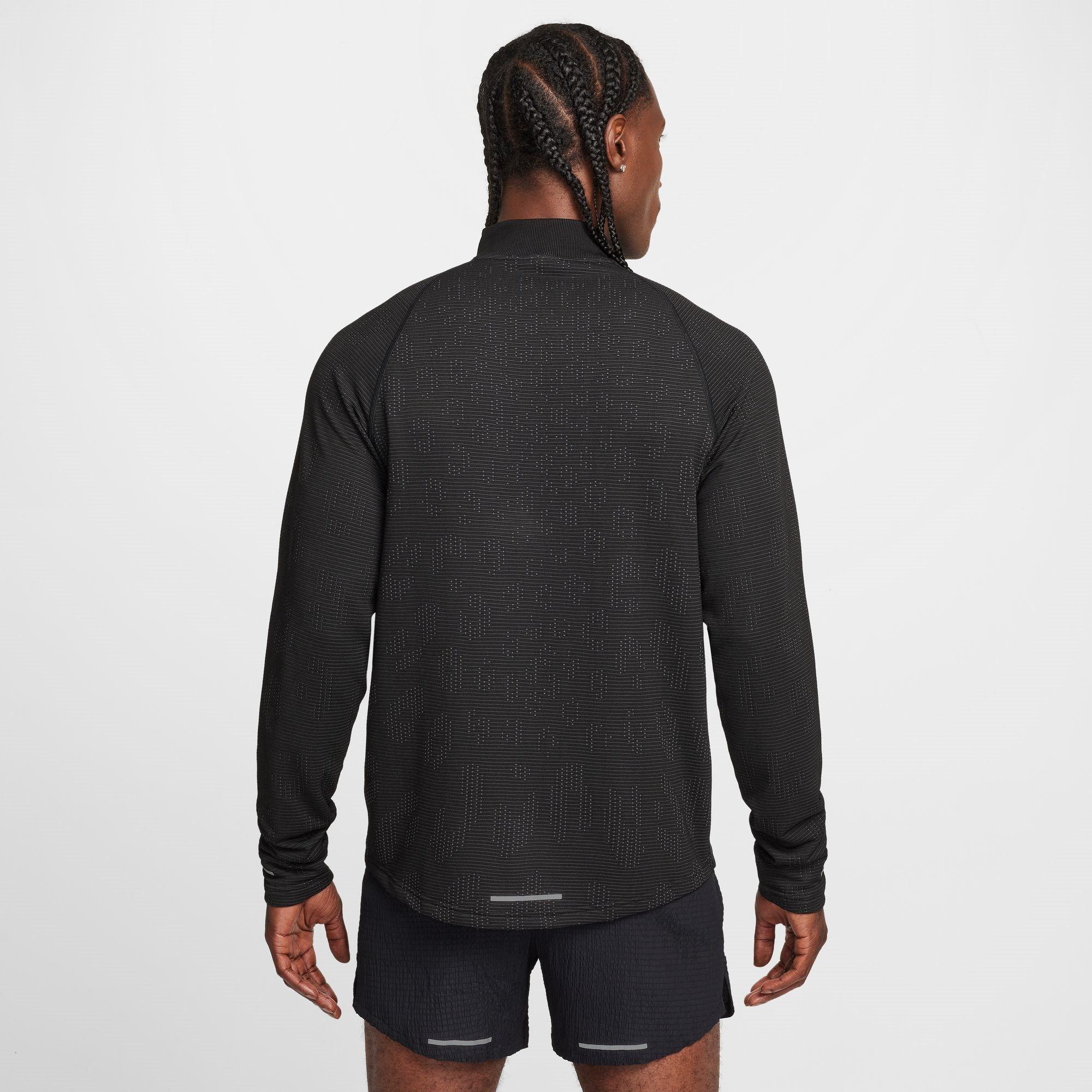 Black/Iron - Nike - Pinnacle Running Division Half Zip Top - 2