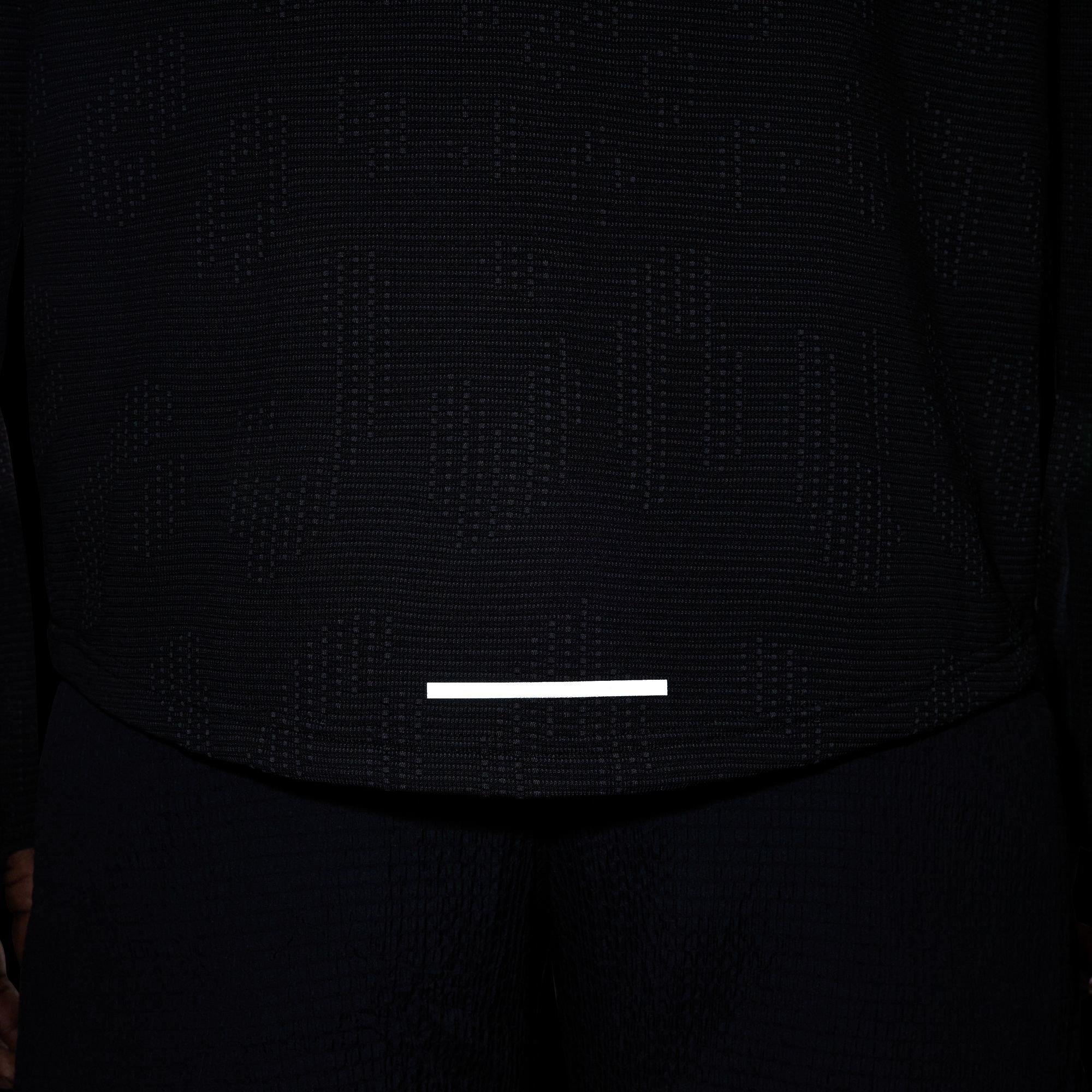Black/Iron - Nike - Pinnacle Running Division Half Zip Top - 12