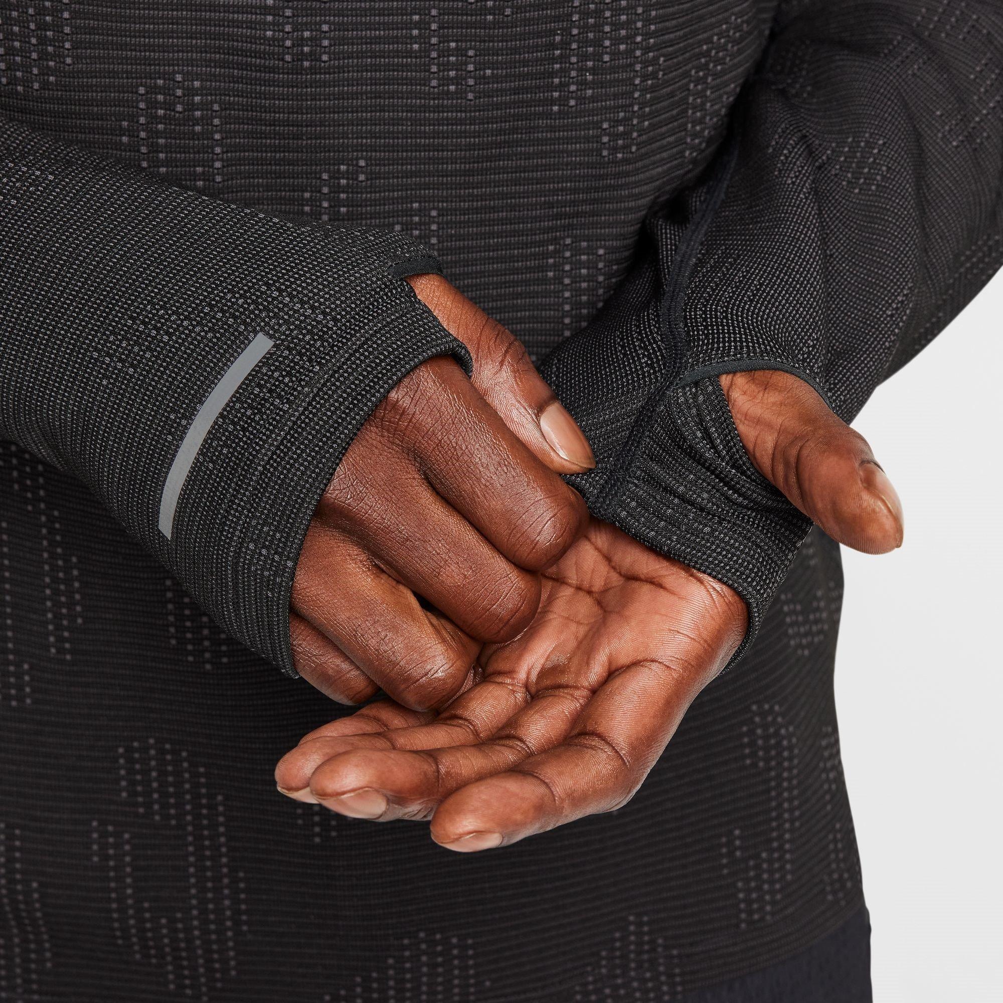 Black/Iron - Nike - Pinnacle Running Division Half Zip Top - 5