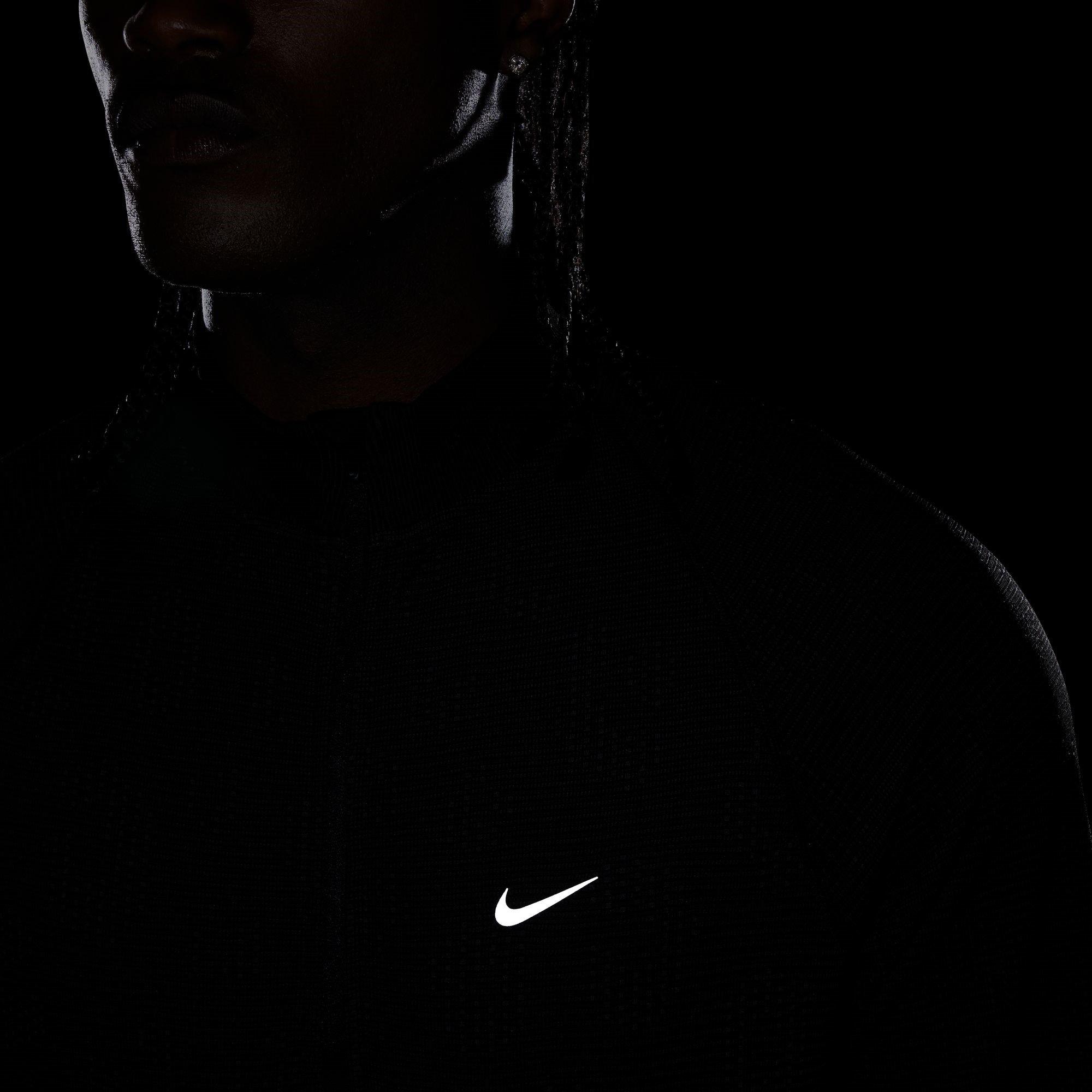 Black/Iron - Nike - Pinnacle Running Division Half Zip Top - 9