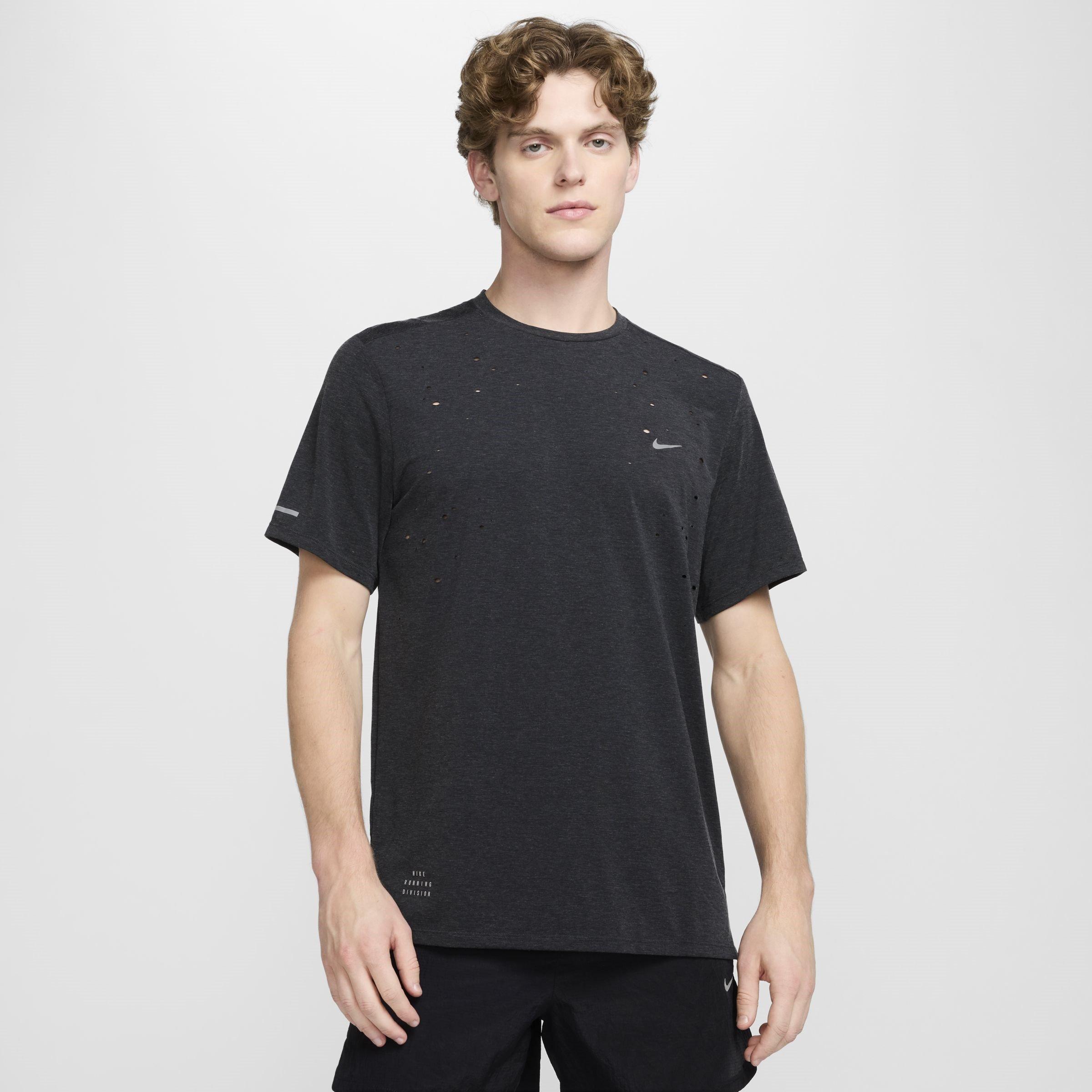 Black/Anthra - Nike - Dri-Fit Adv Running T-Shirt Mens - 1