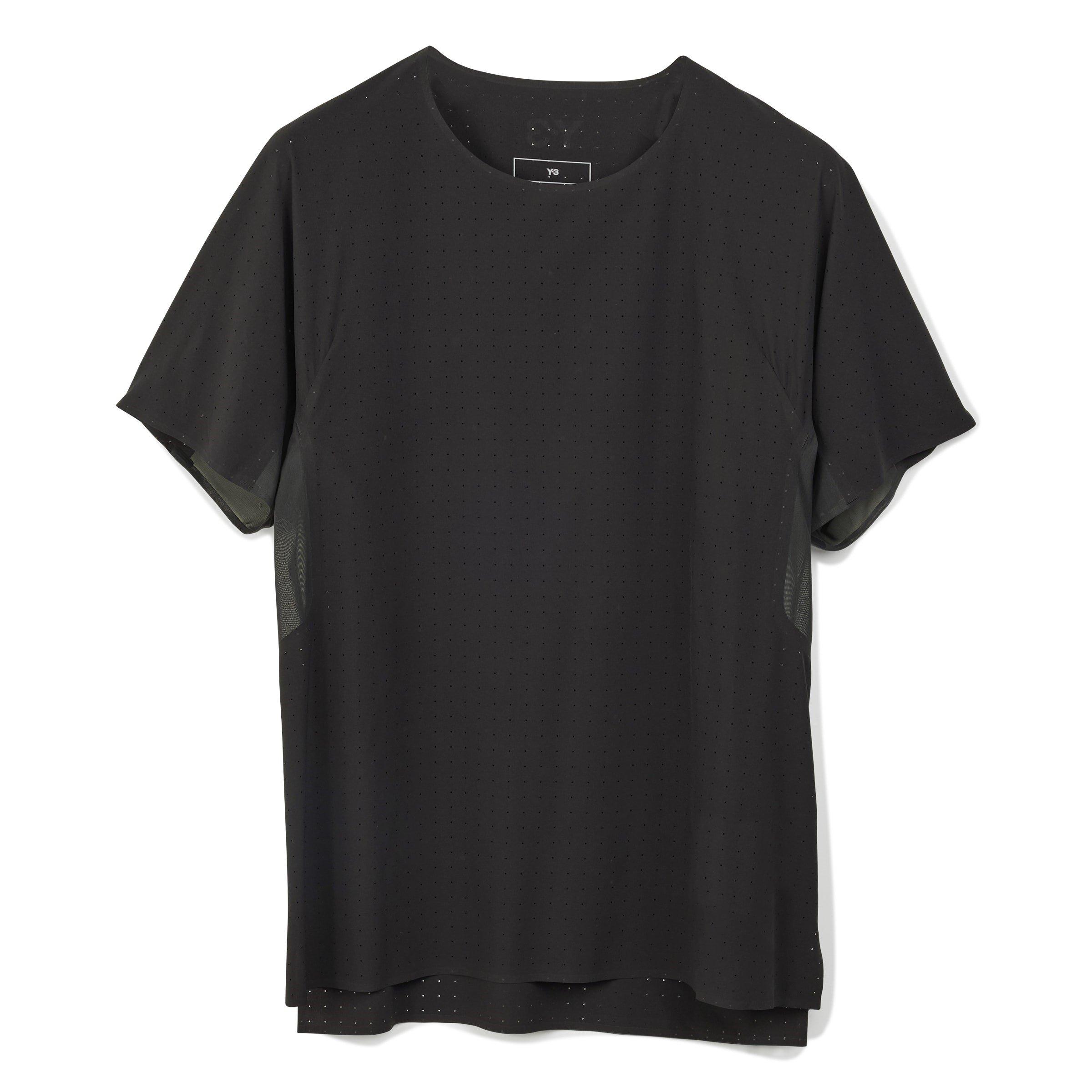 Black - Y3 - Men's Short-Sleeve Performance Running Top - 8