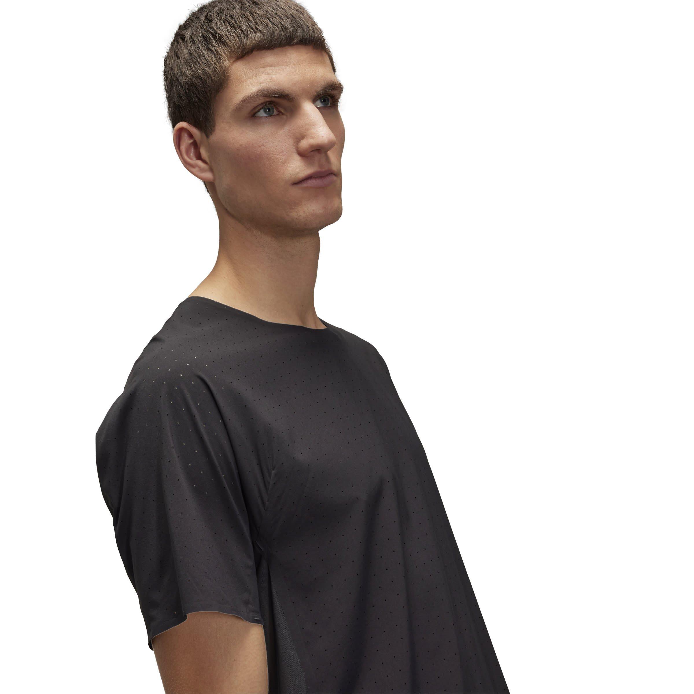 Black - Y3 - Men's Short-Sleeve Performance Running Top - 5