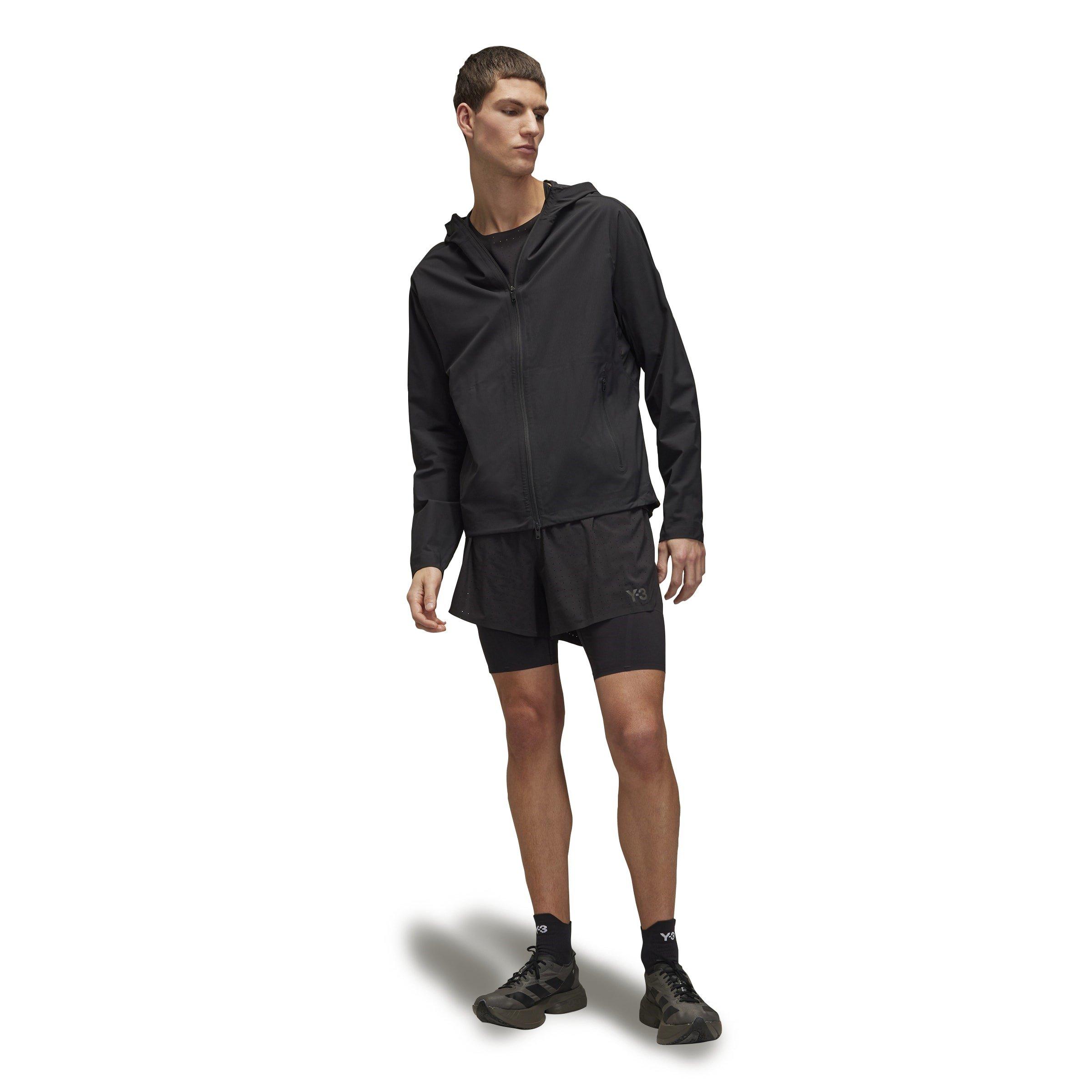 Black - Y3 - Men's Technical Performance Running Jacket - 3