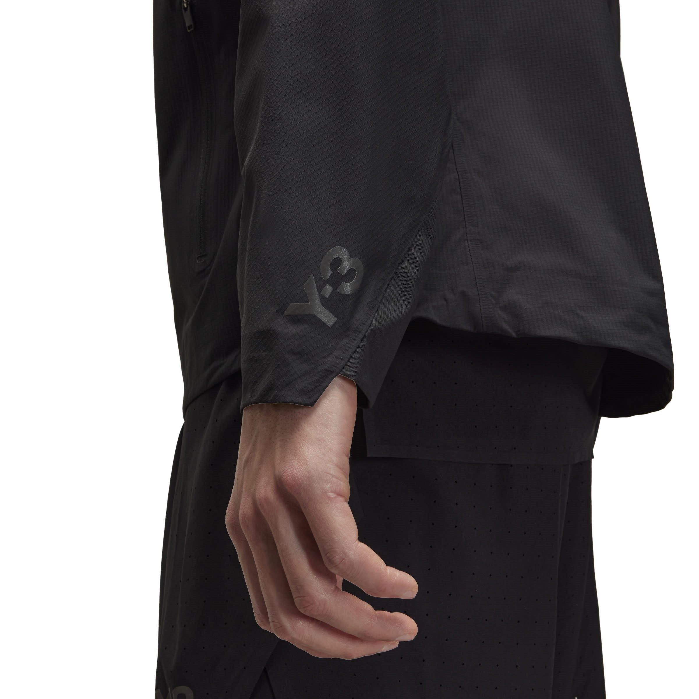 Black - Y3 - Men's Technical Performance Running Jacket - 6