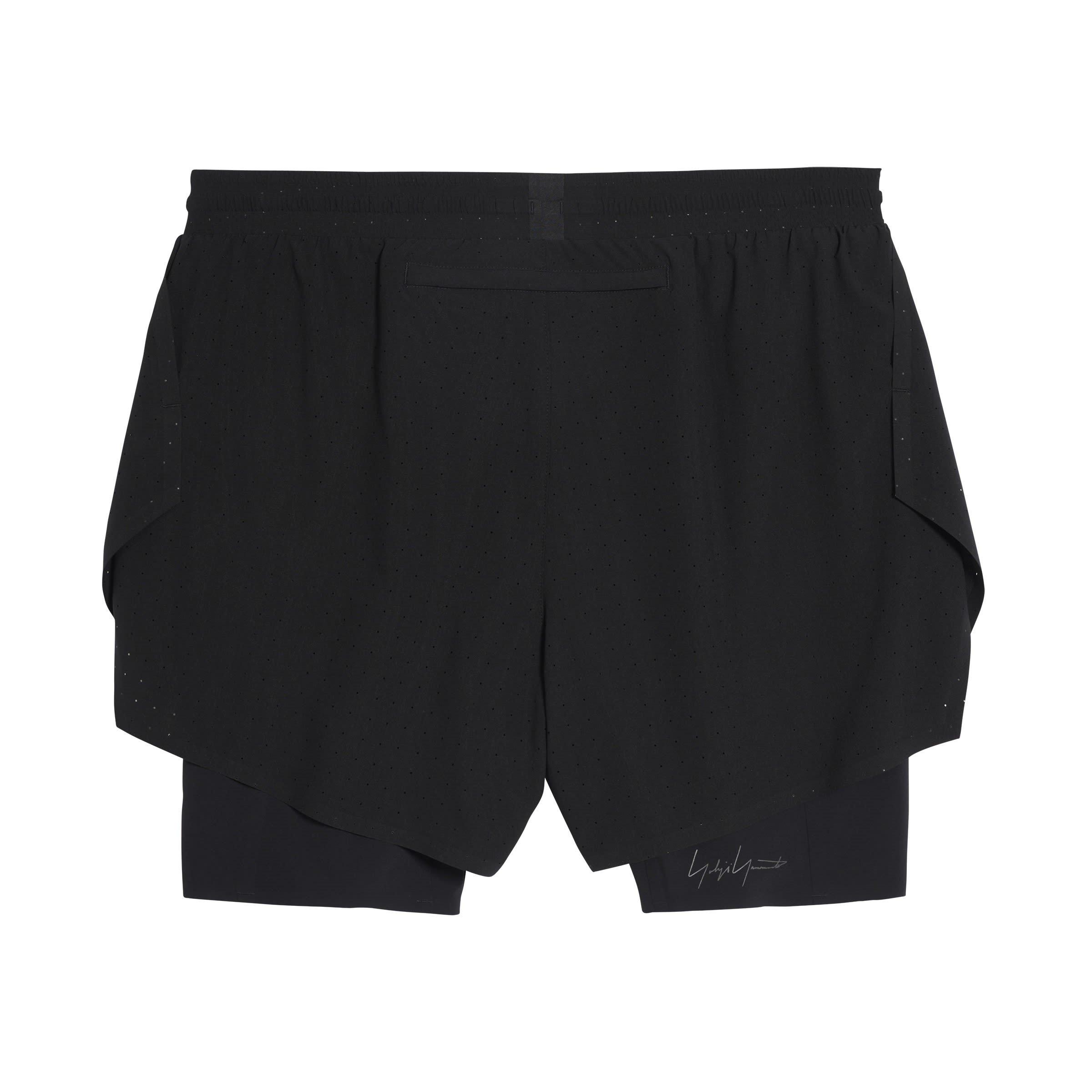 Black - Y3 - Running Shorts + Tights - 9