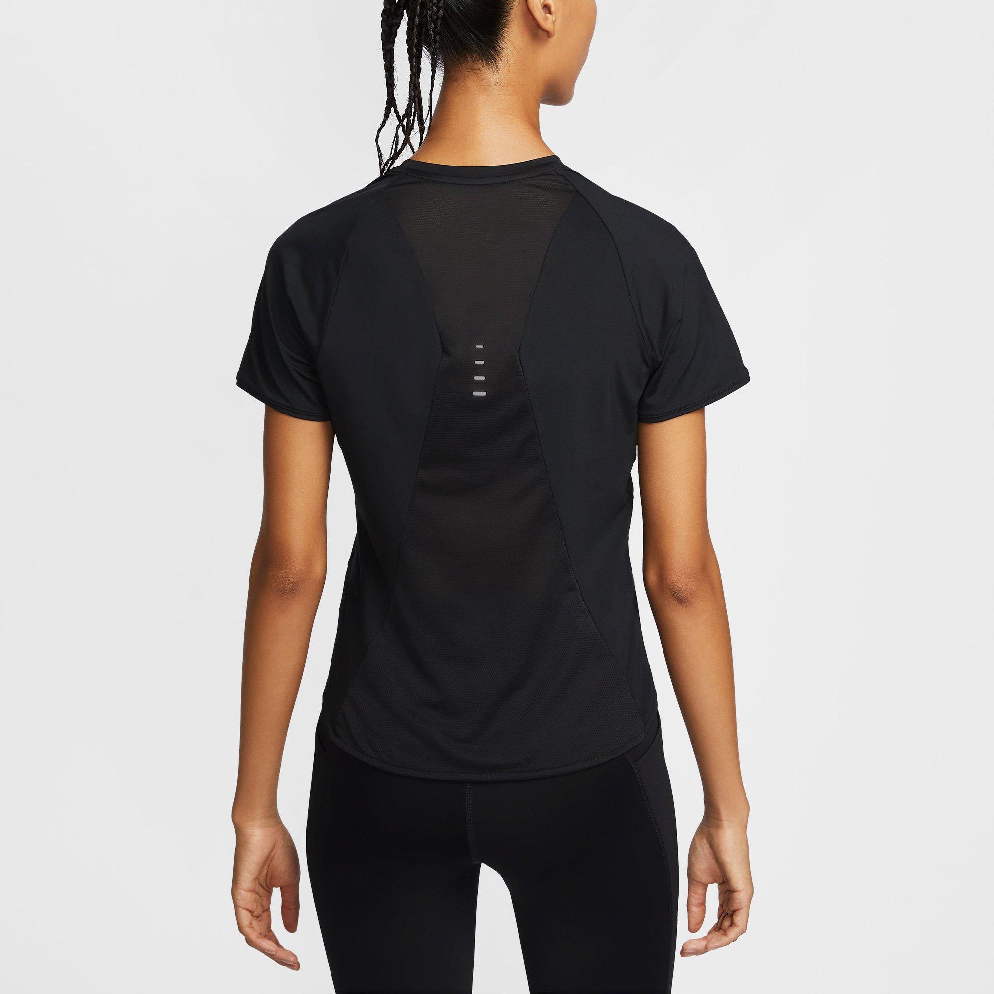 Black/R.Silver - Nike - Nike Swift Womens Dri-FIT Running T-Shirt - 2