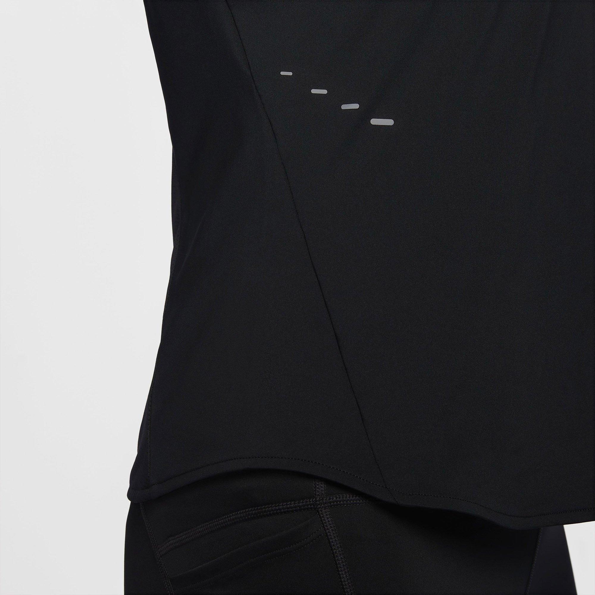 Black/R.Silver - Nike - Nike Swift Womens Dri-FIT Running T-Shirt - 5