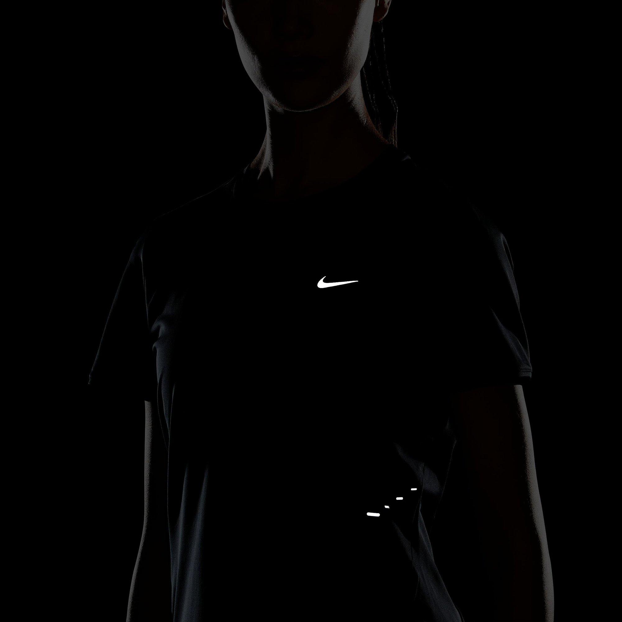 Black/R.Silver - Nike - Nike Swift Womens Dri-FIT Running T-Shirt - 7