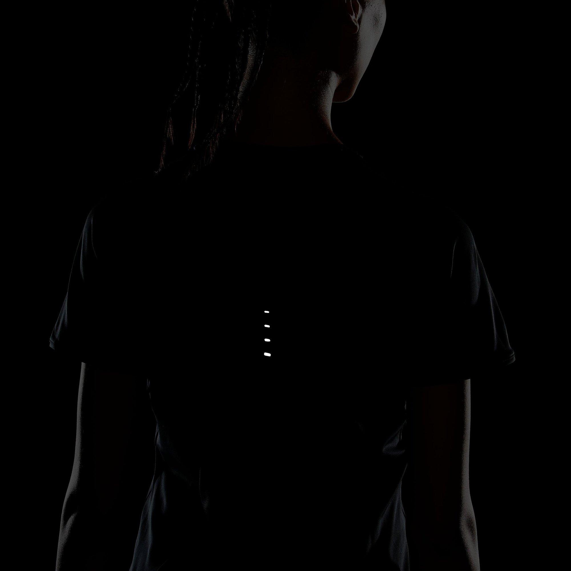 Black/R.Silver - Nike - Nike Swift Womens Dri-FIT Running T-Shirt - 8