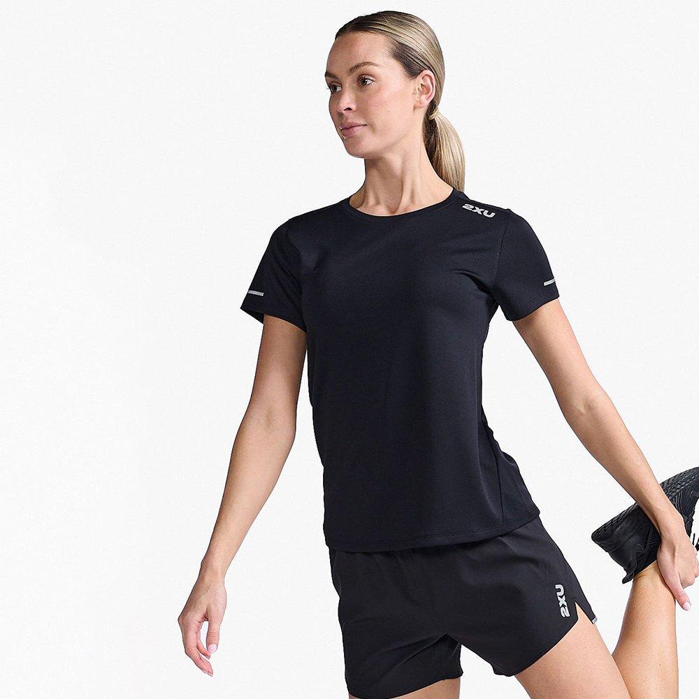 Black/Silver - 2XU - 2XU Aero Womens Performance T Shirt - 5