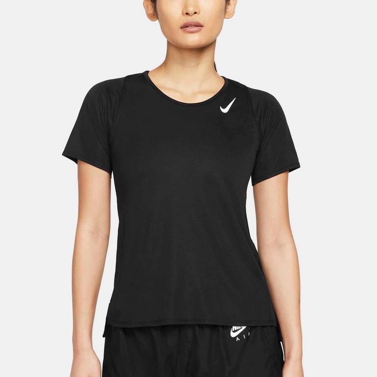 Blk/Ref.Silver - Nike - Race Womens Performance T Shirt - 1