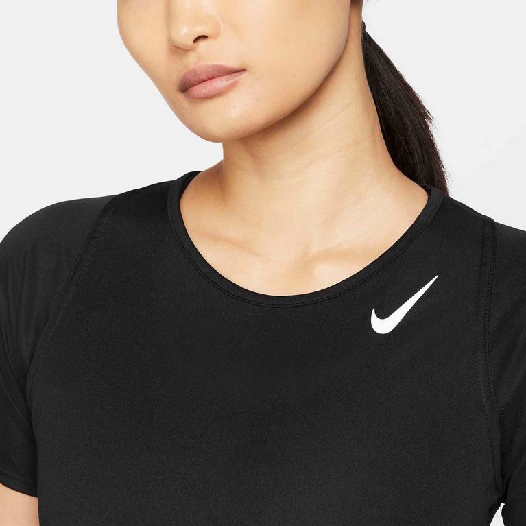 Blk/Ref.Silver - Nike - Race Womens Performance T Shirt - 3