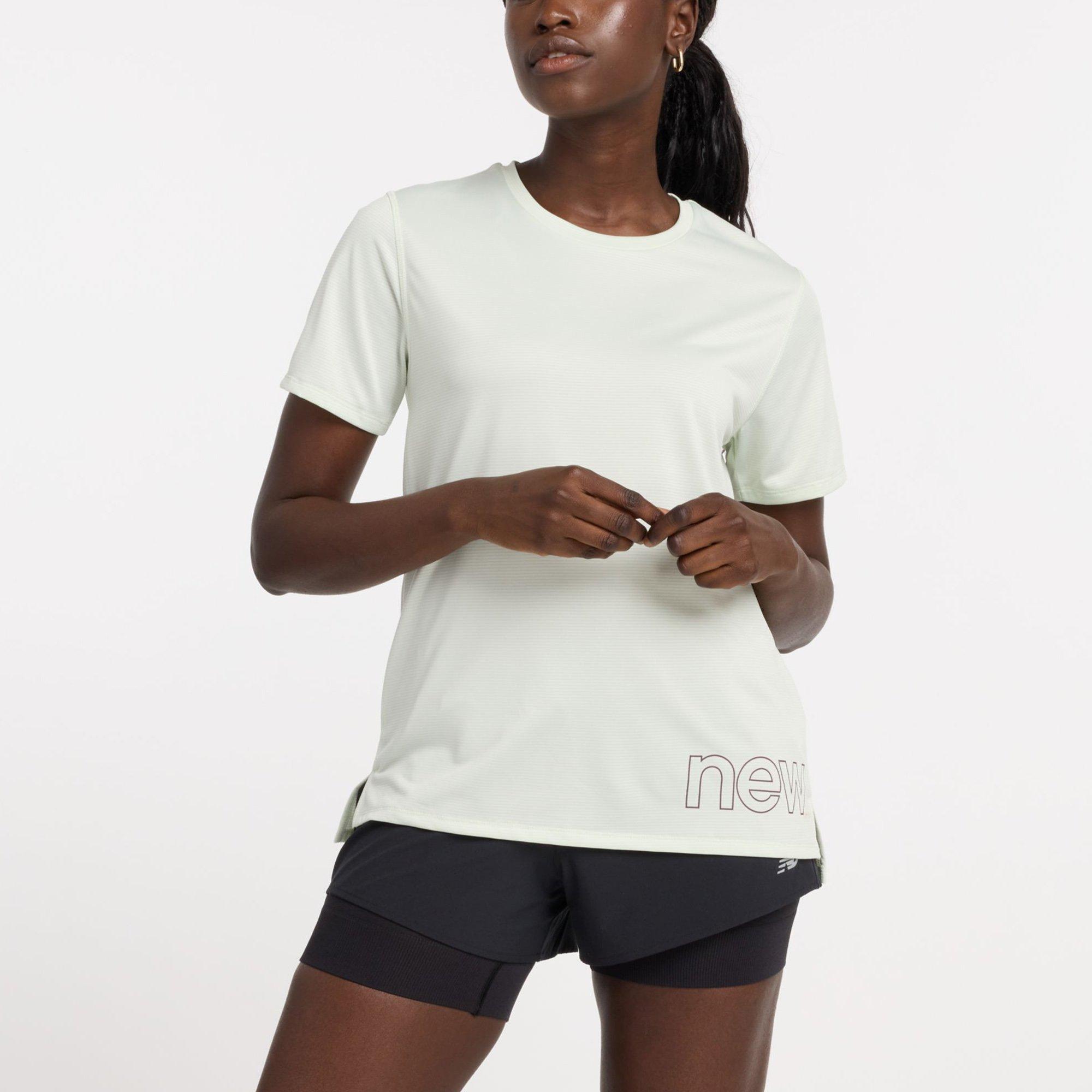 Natural Mint - New Balance - Womens Sport Essentials Graphic T-Shirt - 1