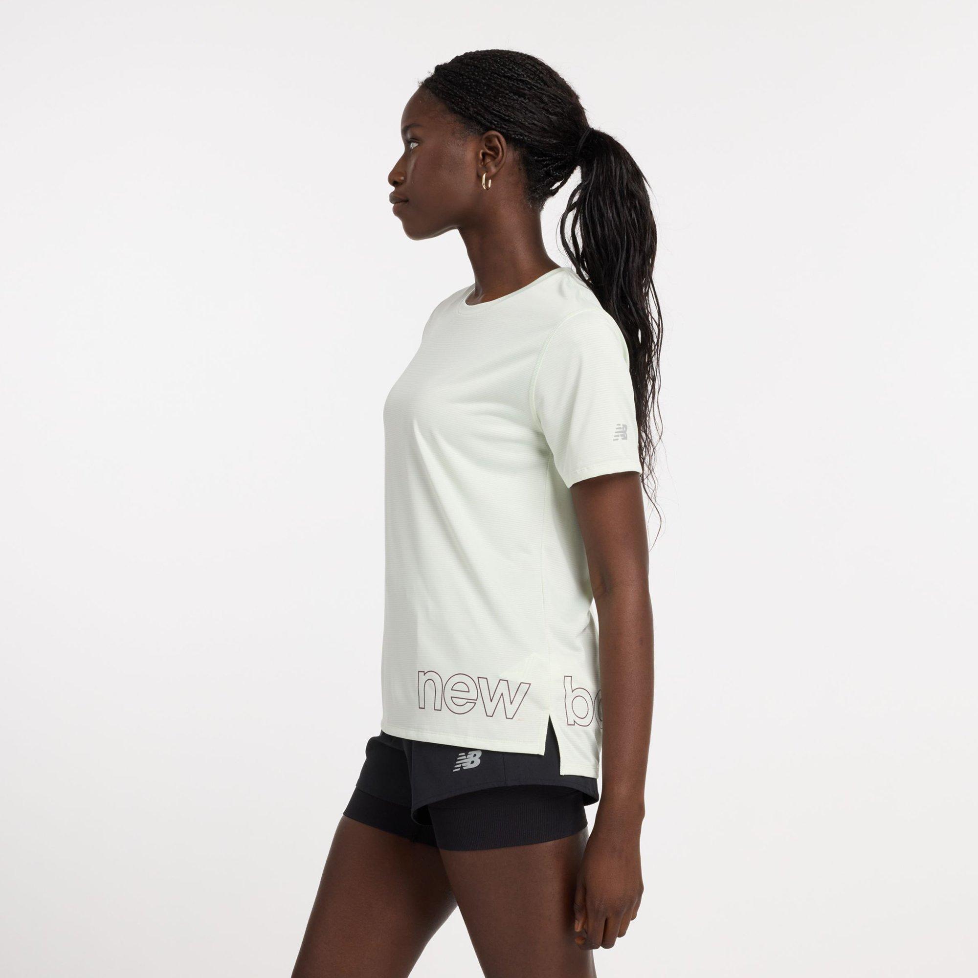 Natural Mint - New Balance - Womens Sport Essentials Graphic T-Shirt - 5