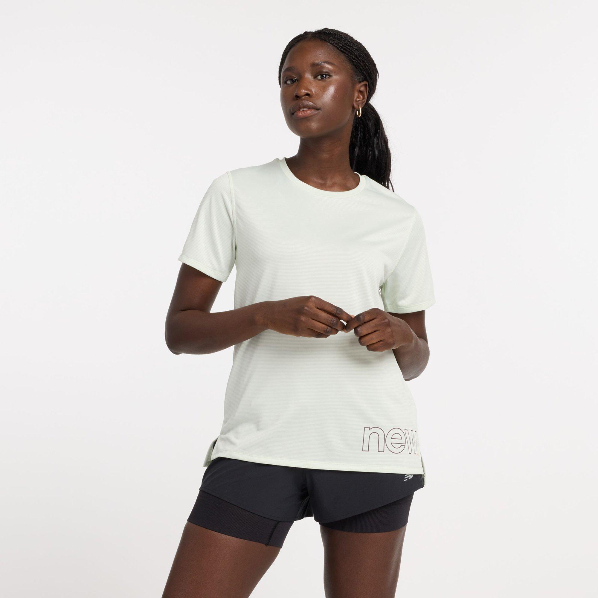 Natural Mint - New Balance - Womens Sport Essentials Graphic T-Shirt - 6