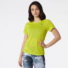 Jaune - New Balance - New Accelerate Short Sleeve T Shirt Womens - 1