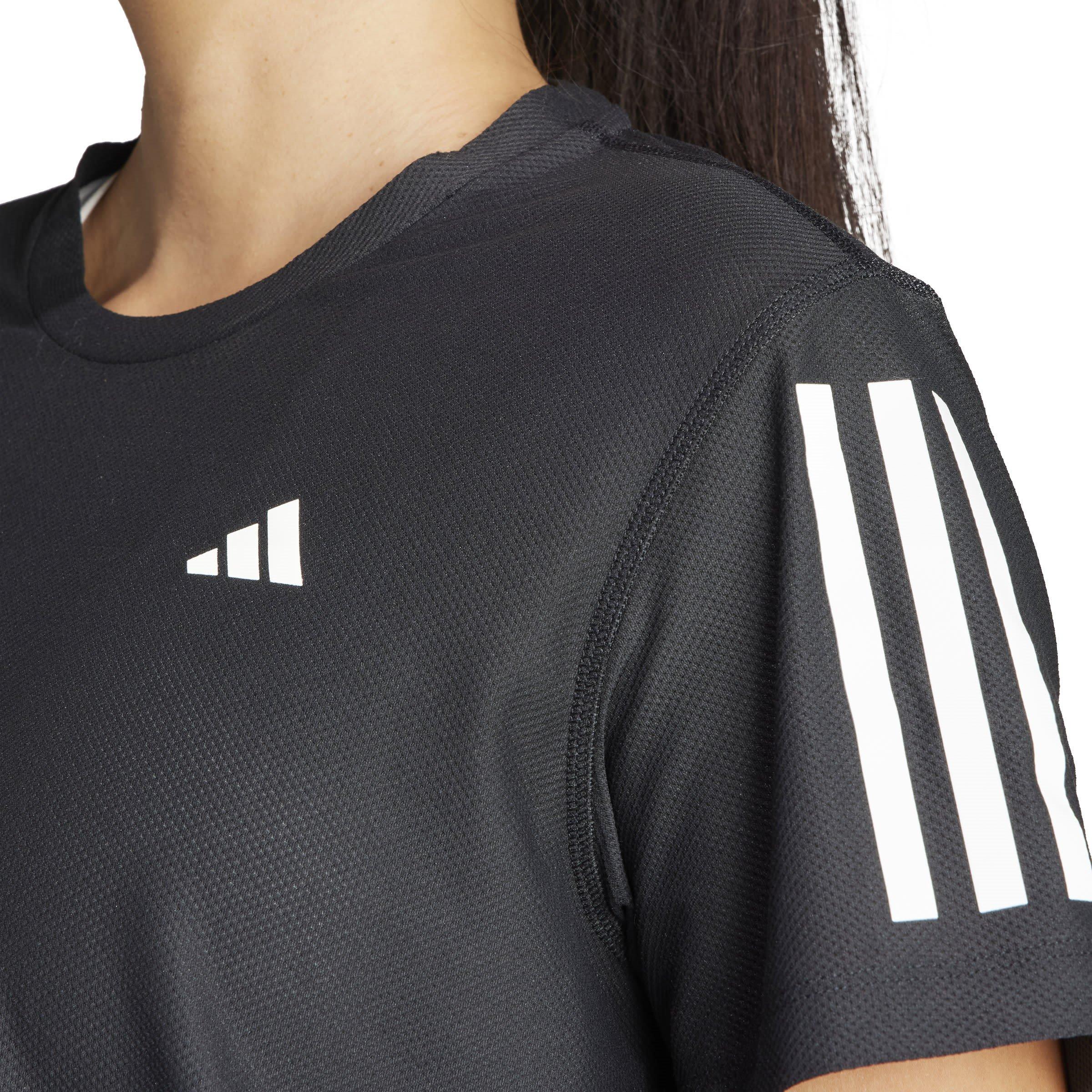 Black - adidas - Own The Run Womens Performance T Shirt - 5
