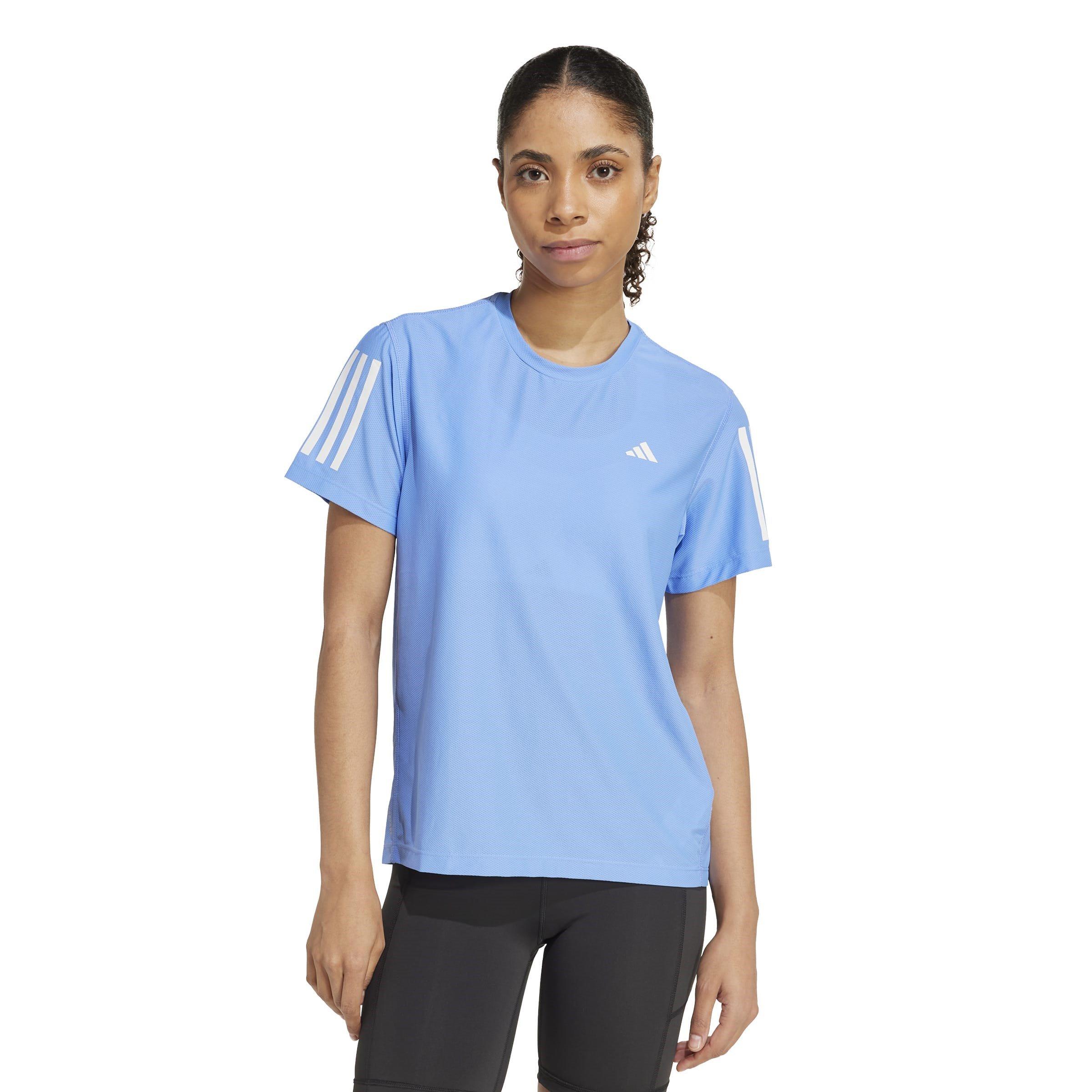 Blue Fusion - adidas - Own The Run Womens Performance T Shirt - 2