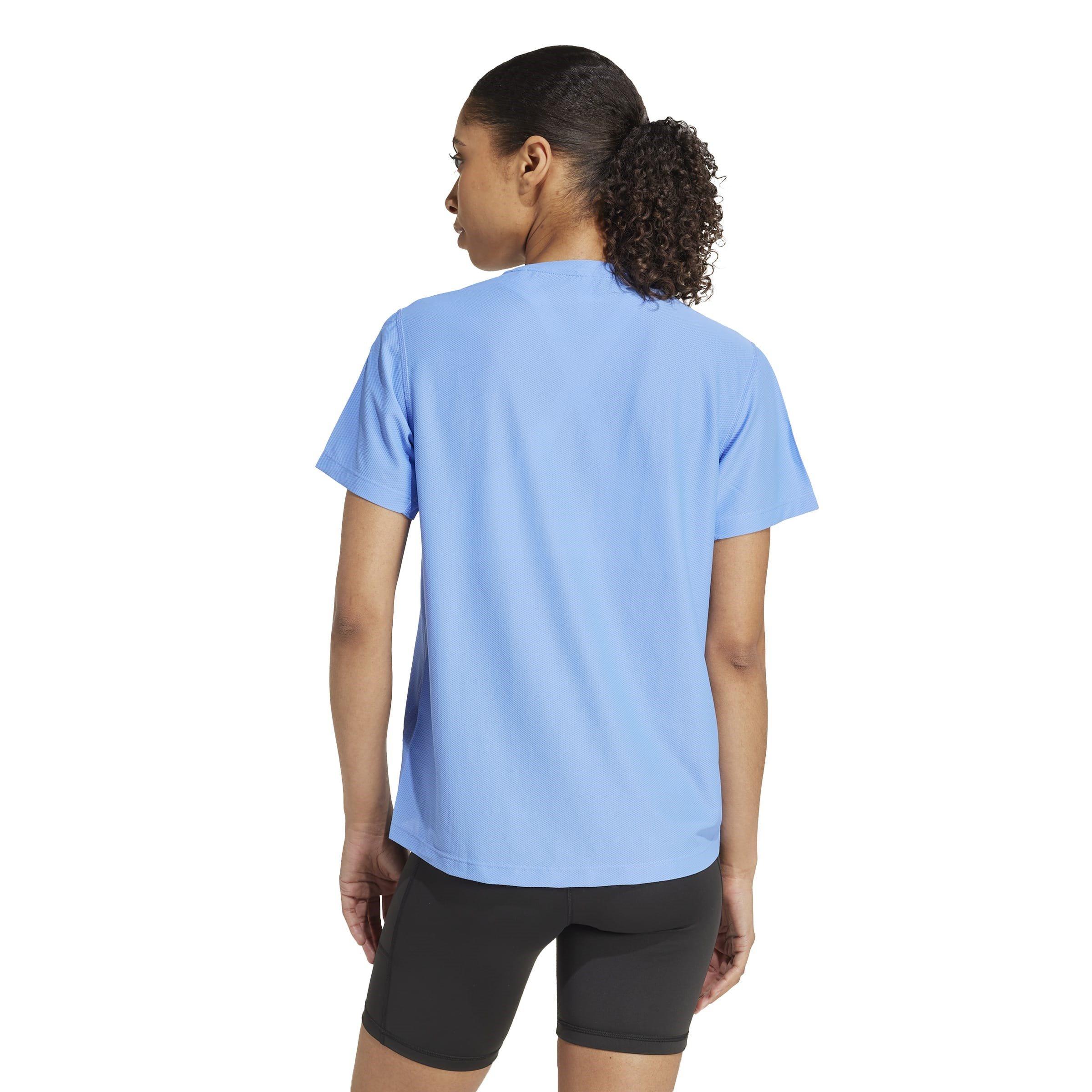 Blue Fusion - adidas - Own The Run Womens Performance T Shirt - 3